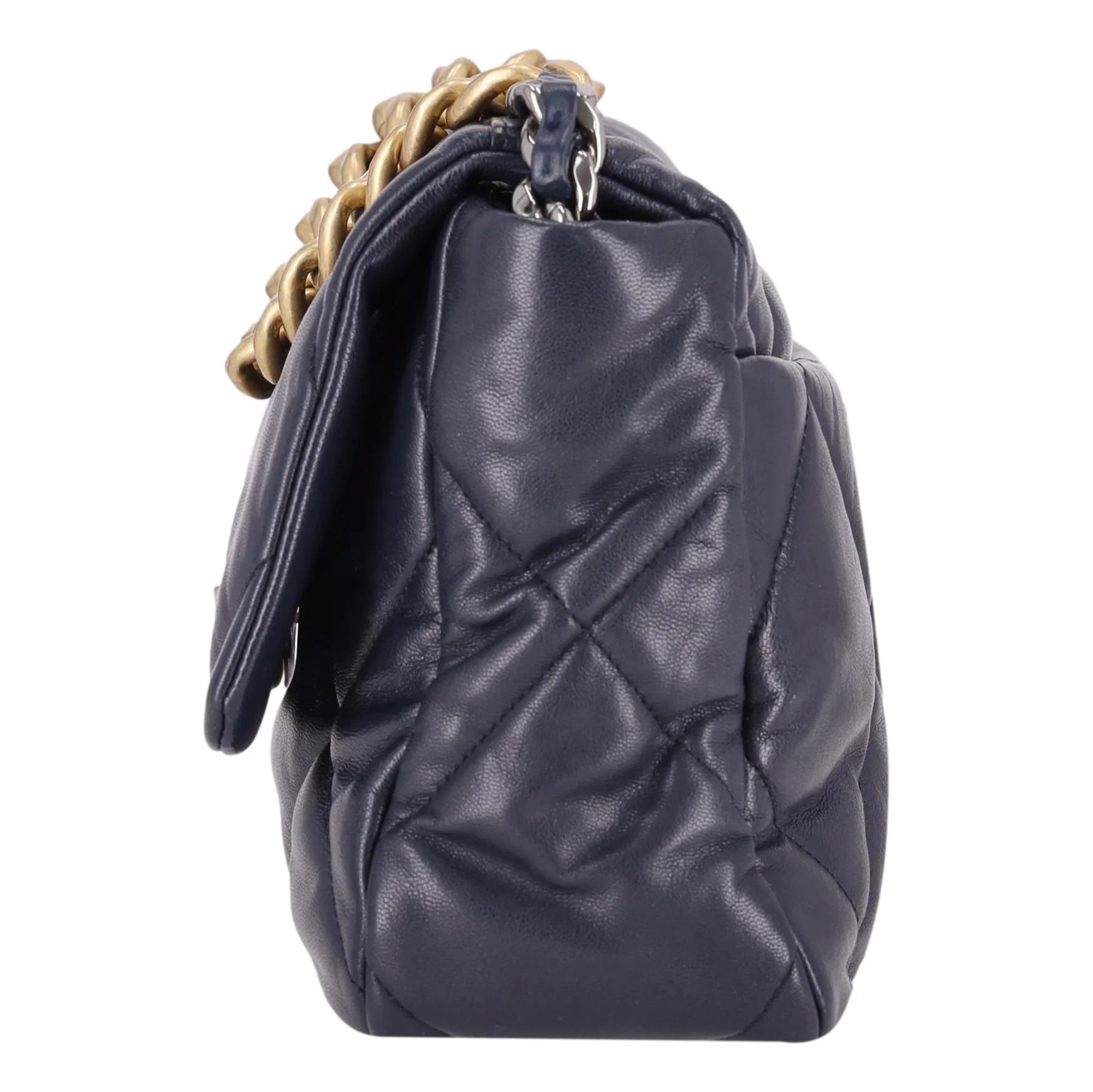Chanel Quilted Lambskin 19 Large Model Flap Bag - Image 4