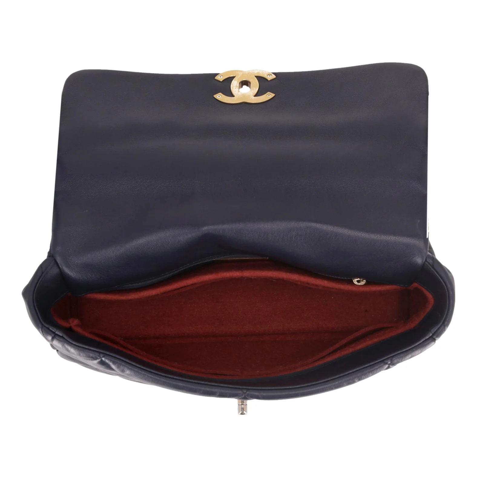 Chanel Quilted Lambskin 19 Large Model Flap Bag - Image 7