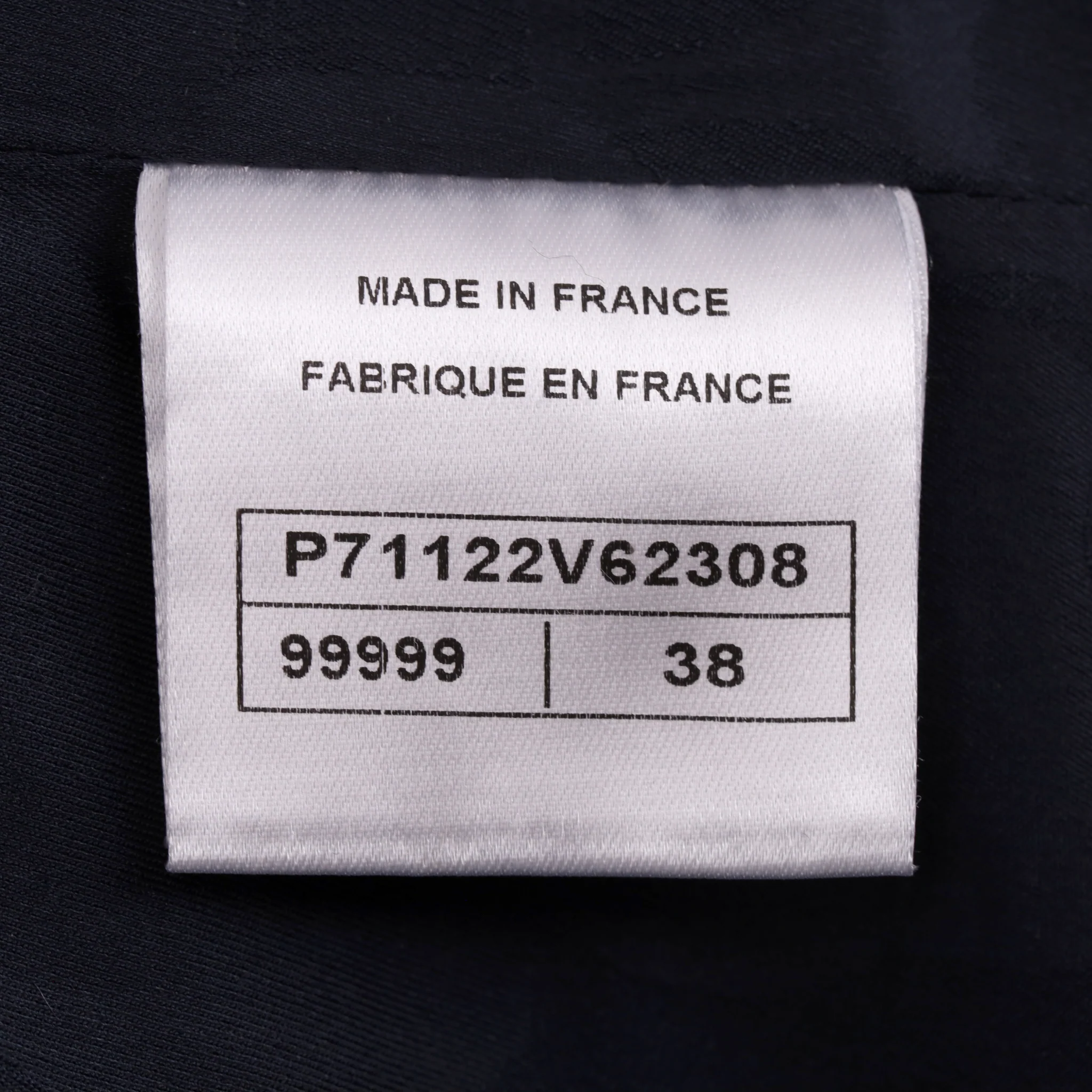 Chanel 2021 Wool Jacket With 'CC' Logo Detail Crystal Buttons. Size 38FR - Image 8