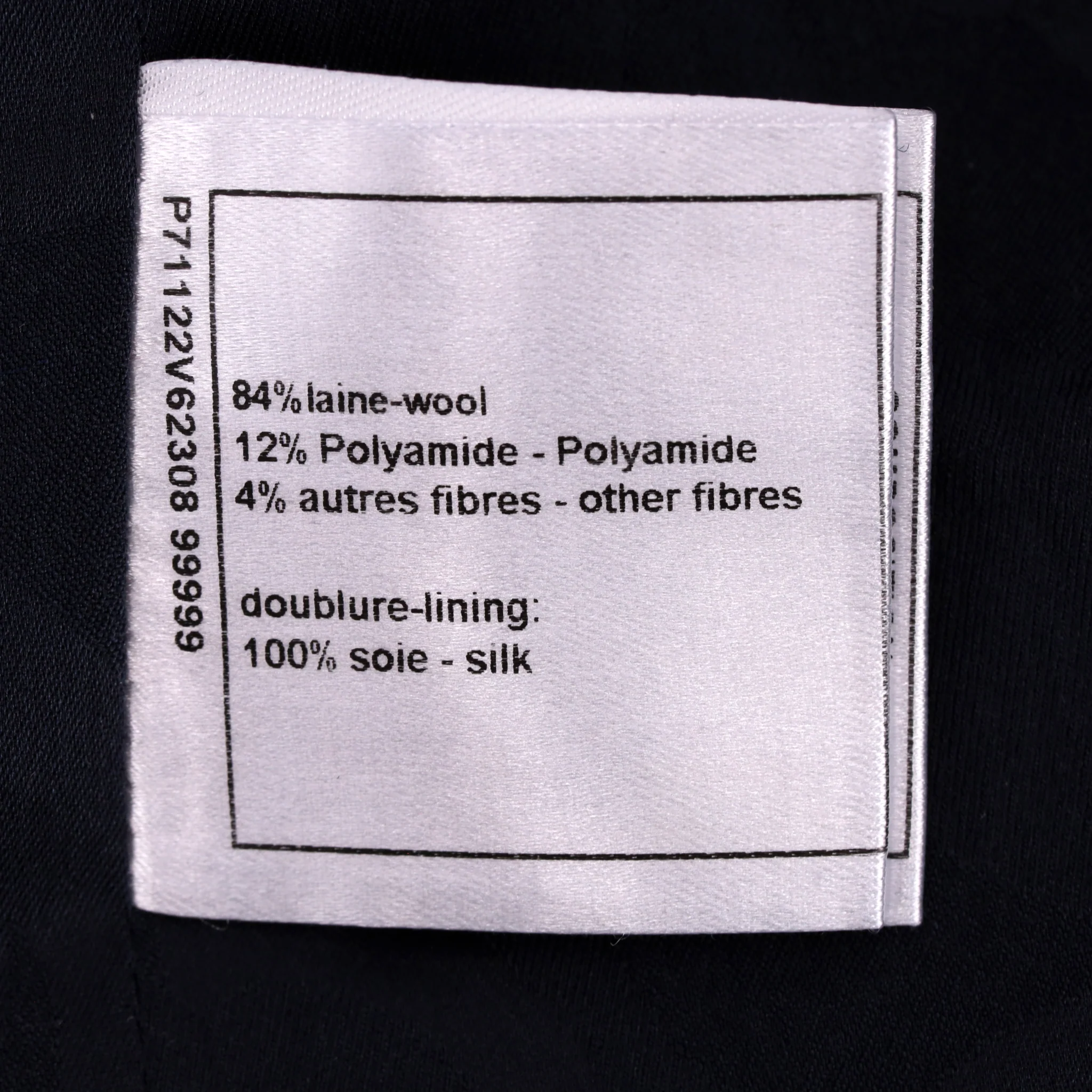 Chanel 2021 Wool Jacket With 'CC' Logo Detail Crystal Buttons. Size 38FR - Image 9