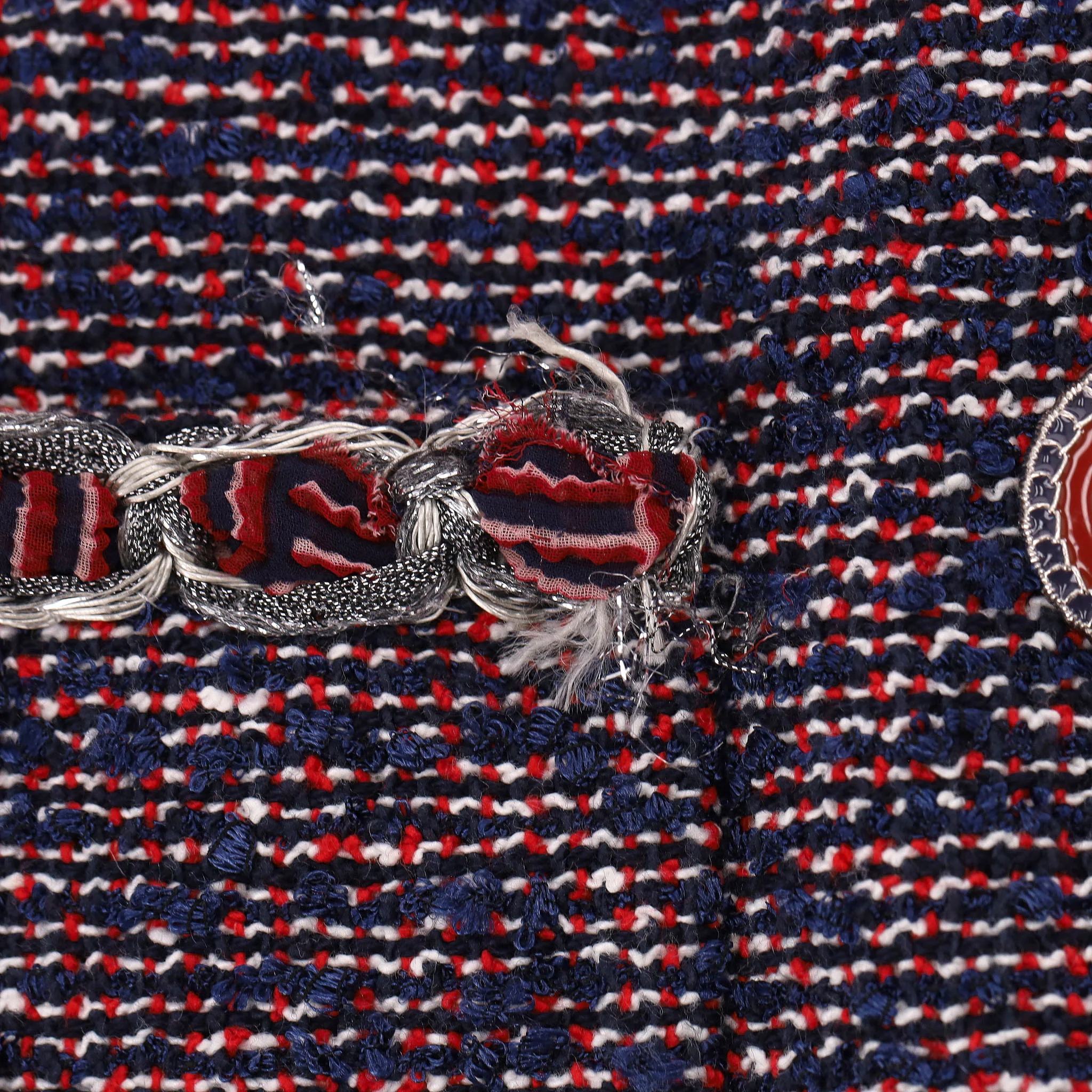 Chanel Airlines Collection Fantasy Tweed Jacket. Size 38FR - Image 10