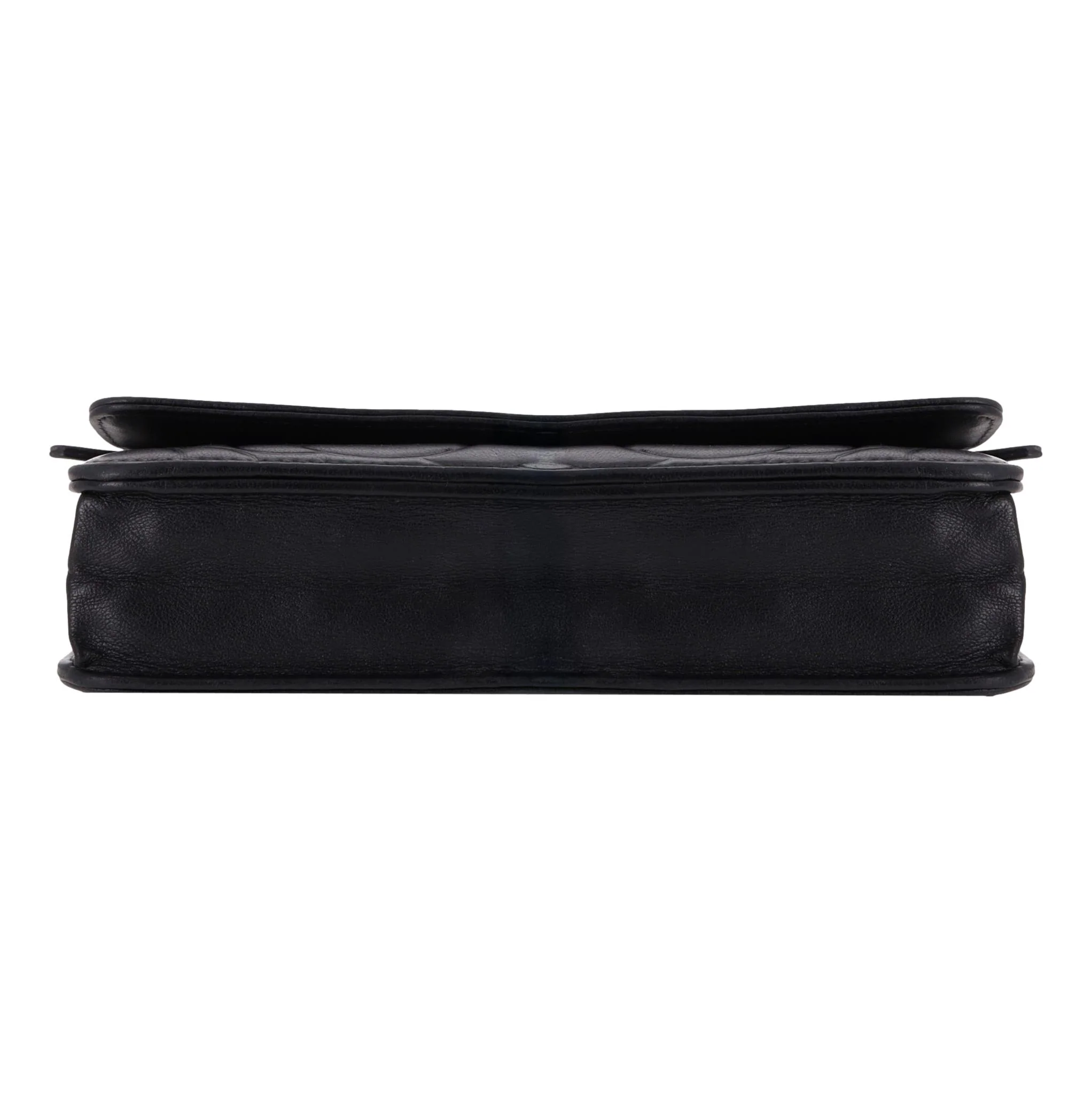 Chanel Camellia Flower Pattern Lambskin Leather Wallet On Chain - Image 6