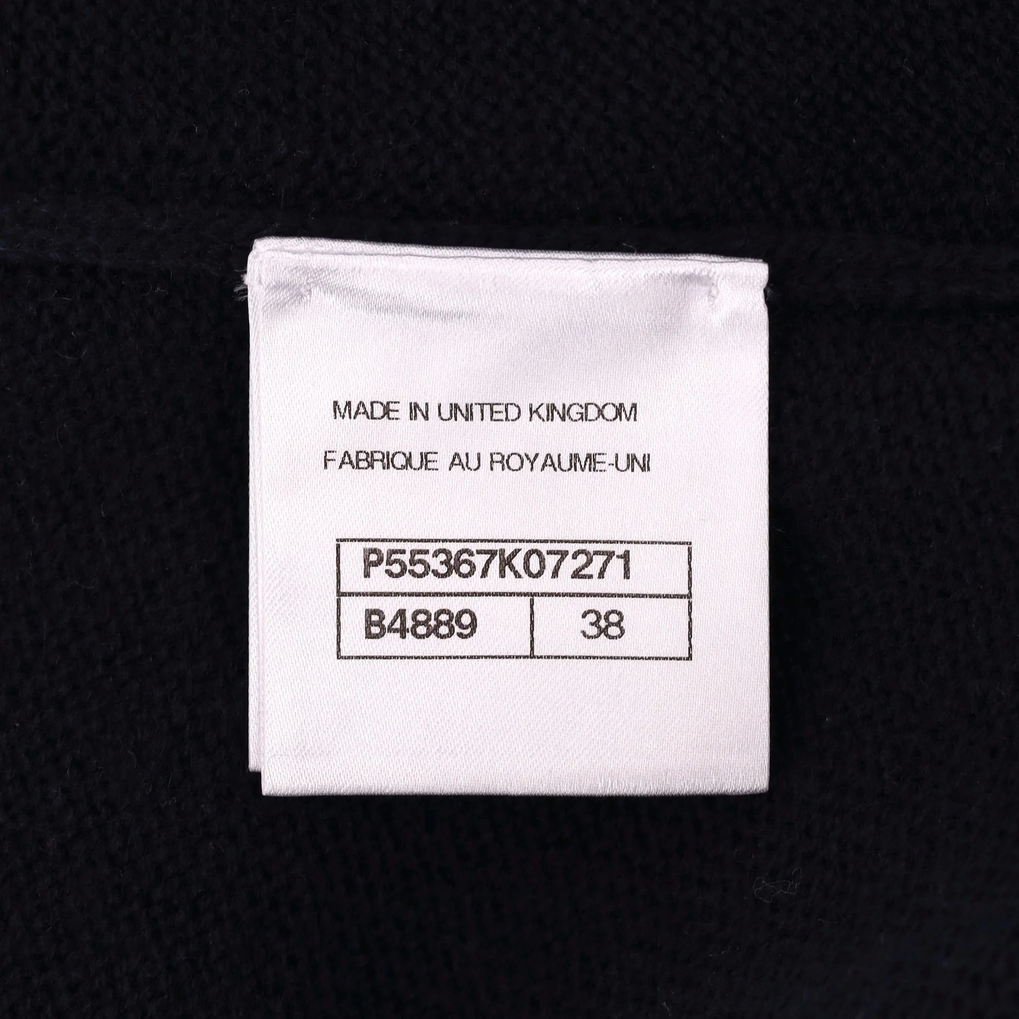 Chanel Cashmere Cardi/Coat With 'CC' Logo Buttons. Size 38FR - Image 7