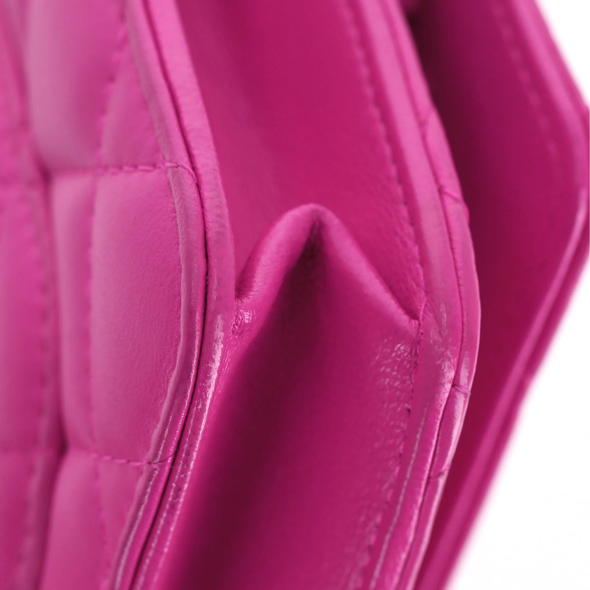 Chanel Lambskin Leather Wallet On Chain - Image 12