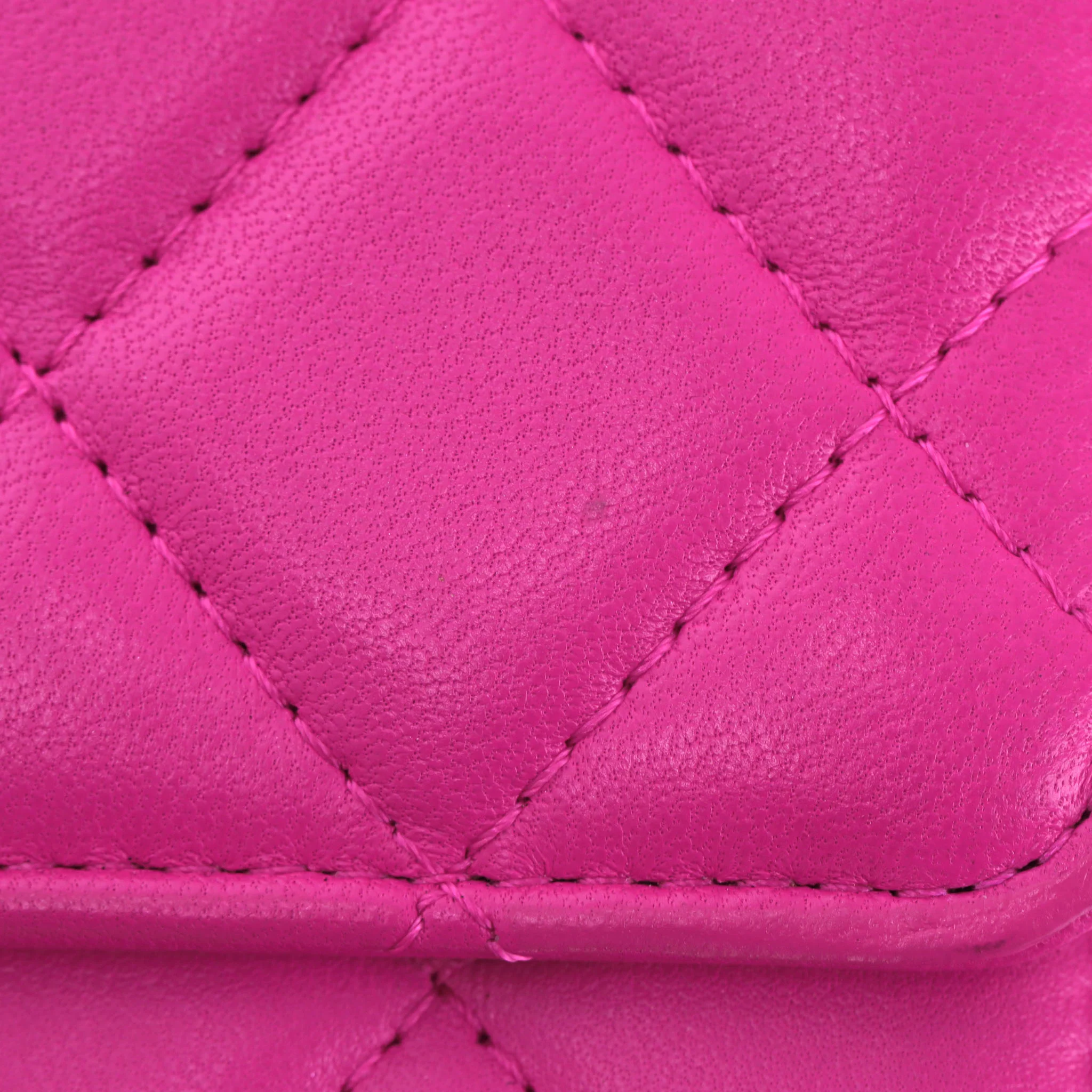 Chanel Lambskin Leather Wallet On Chain - Image 13