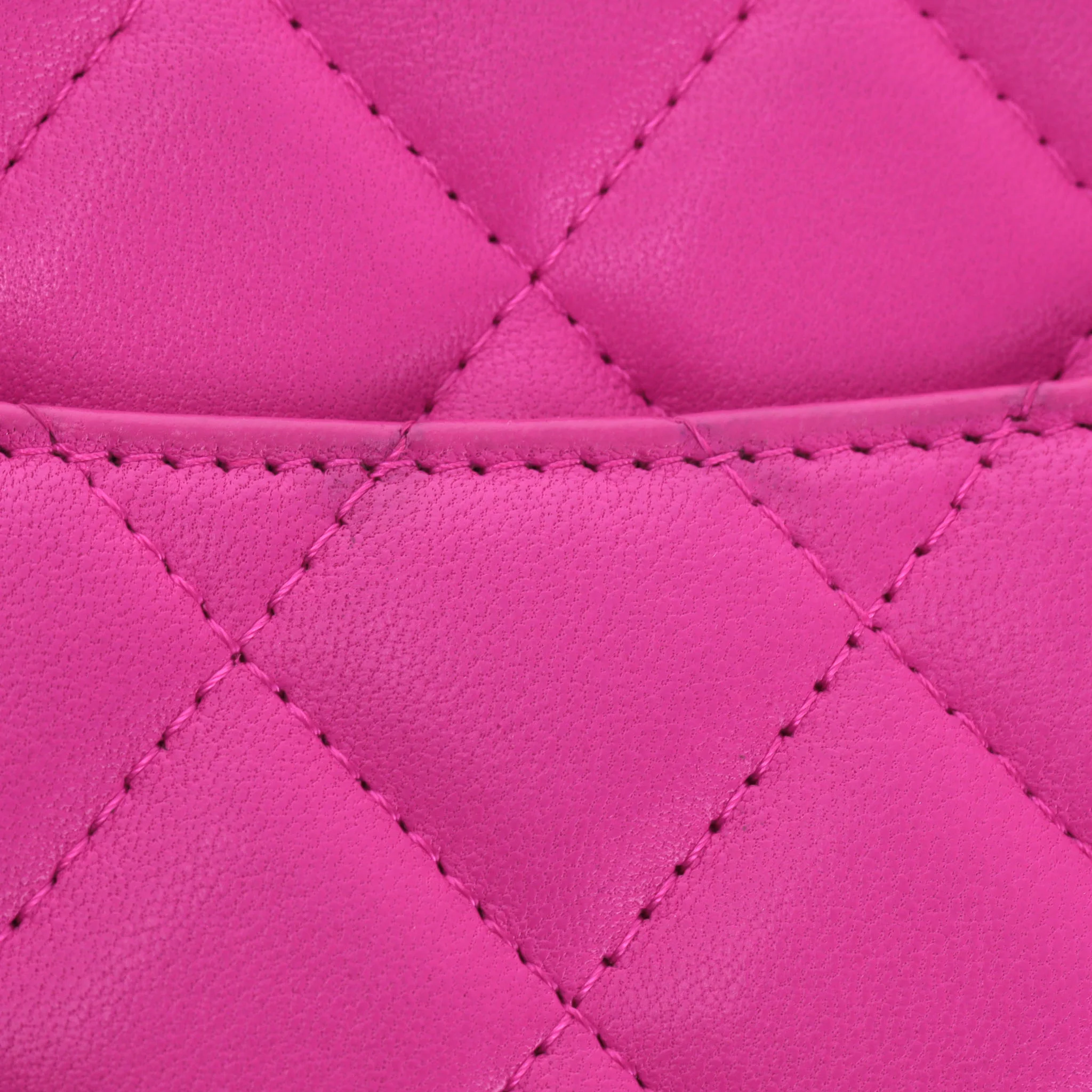 Chanel Lambskin Leather Wallet On Chain - Image 14