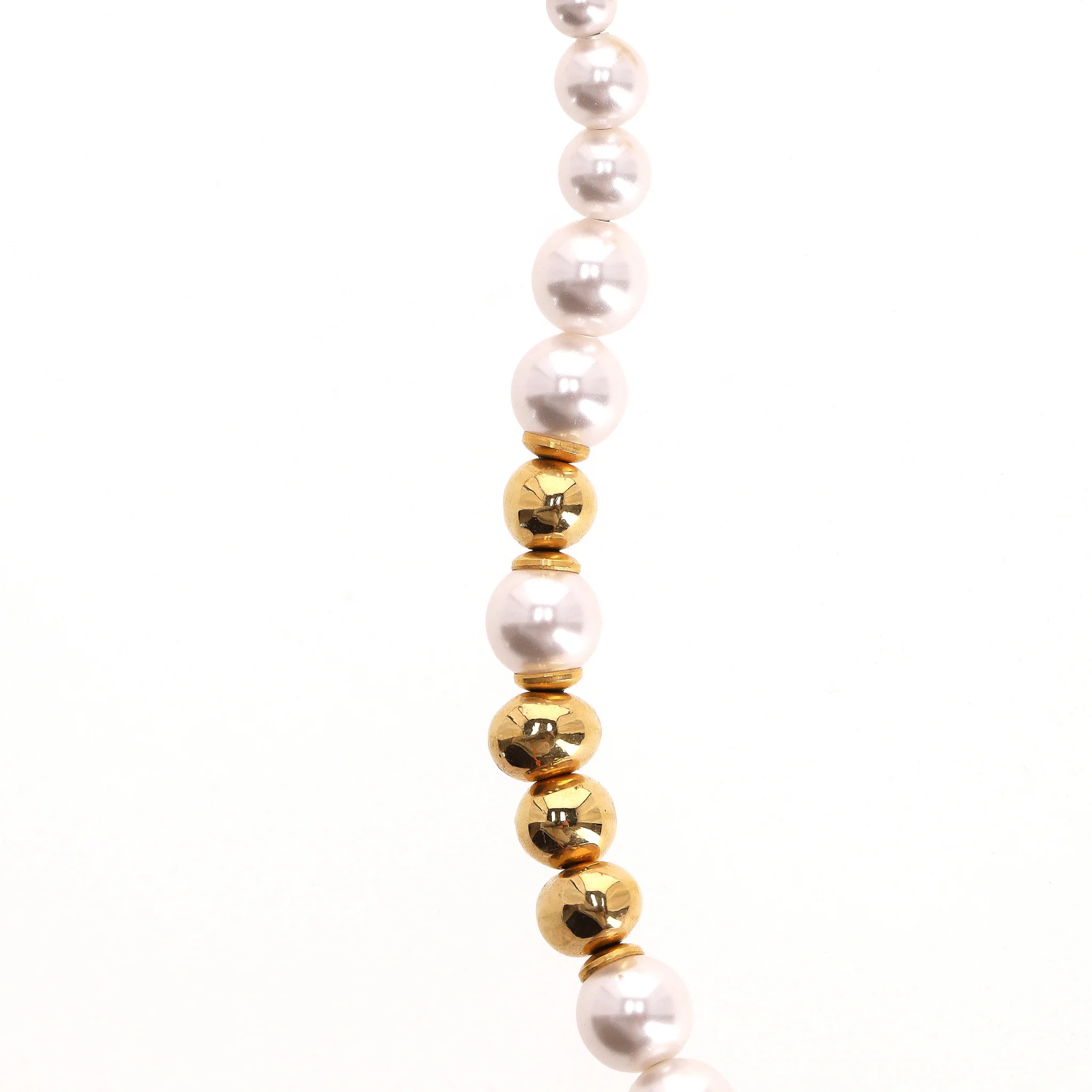 Chanel 'CC' Logo & Pearl Floral Motif Drop Climber Earrings - Image 8