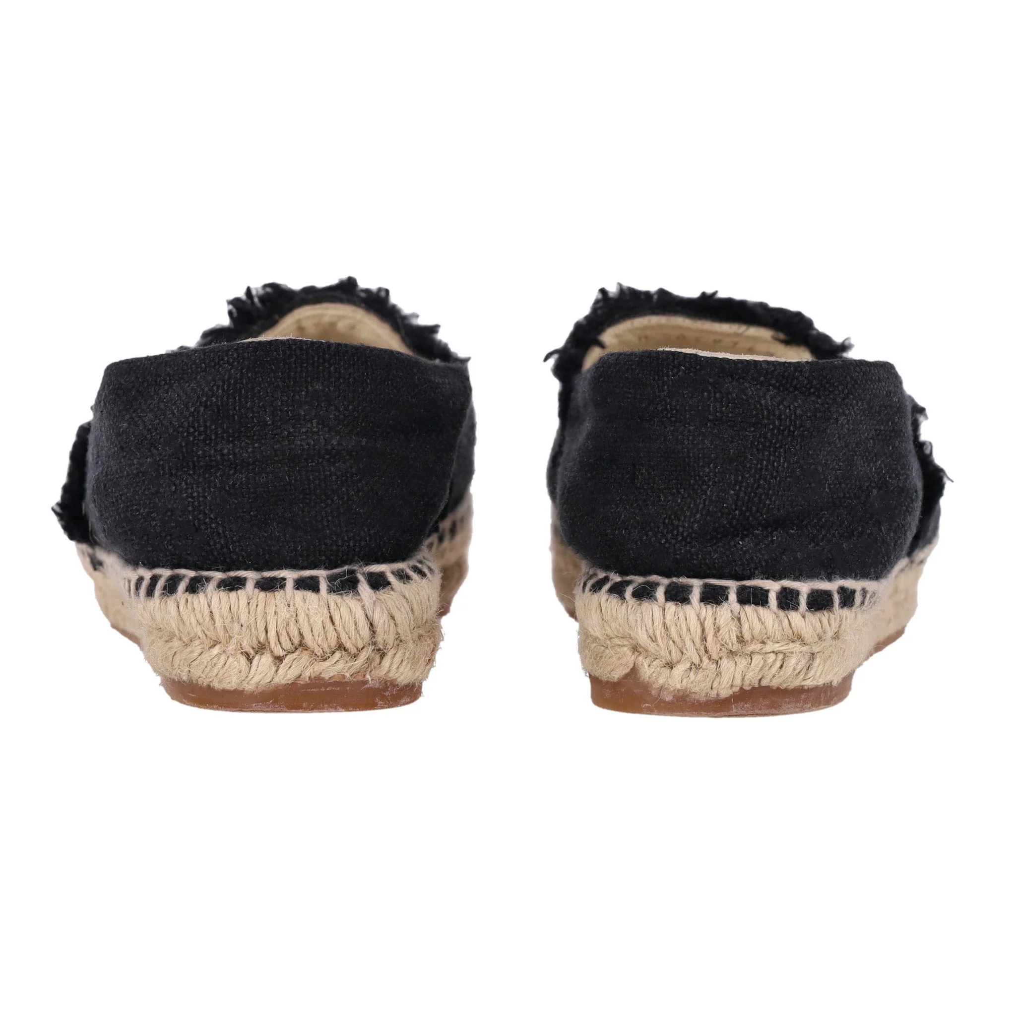 Chanel 'CC' Logo Canvas Espadrilles. Size 35 - Image 6