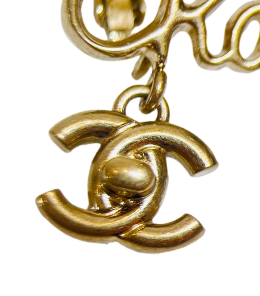 Chanel 'CC' Logo Climber Cuff Clip Earrings - Image 6