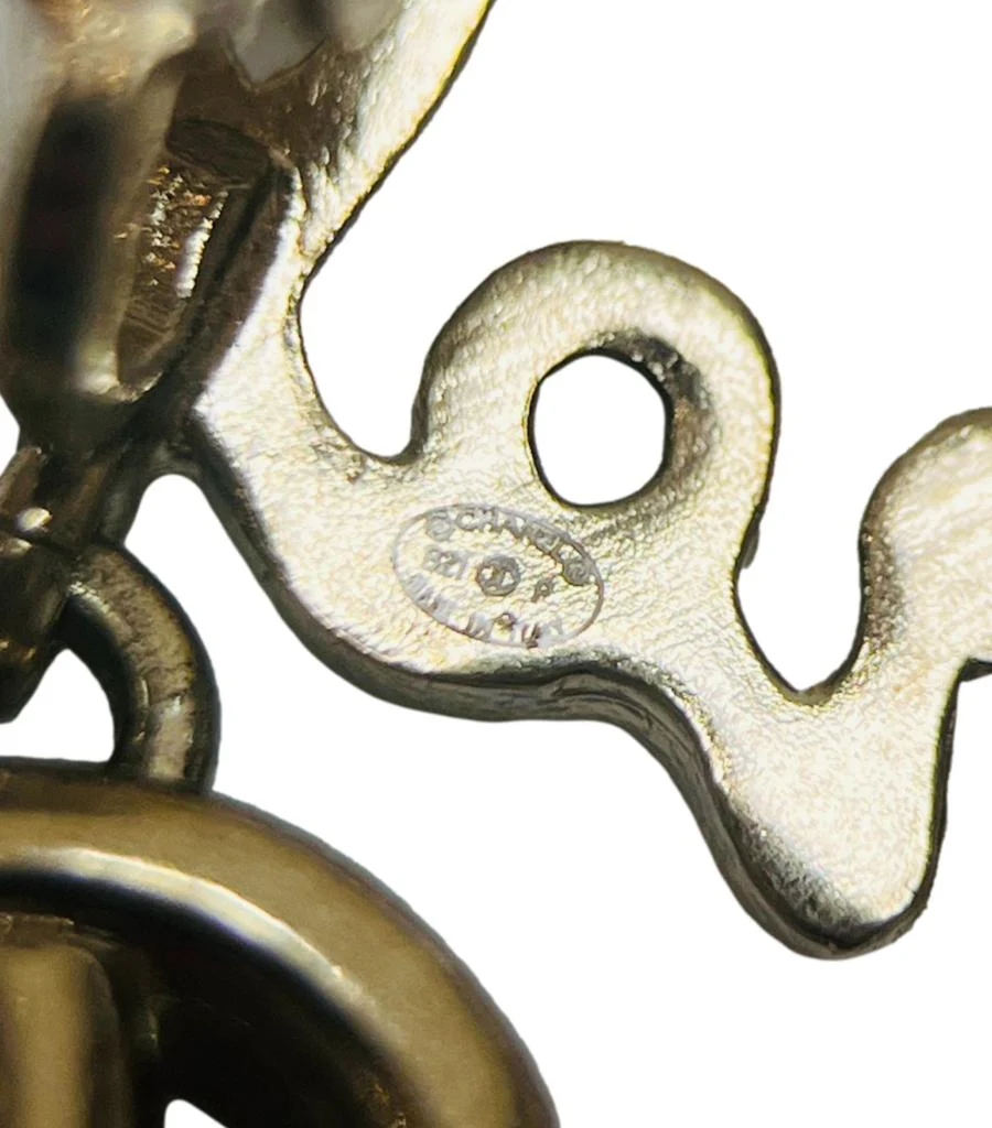 Chanel 'CC' Logo Climber Cuff Clip Earrings - Image 9