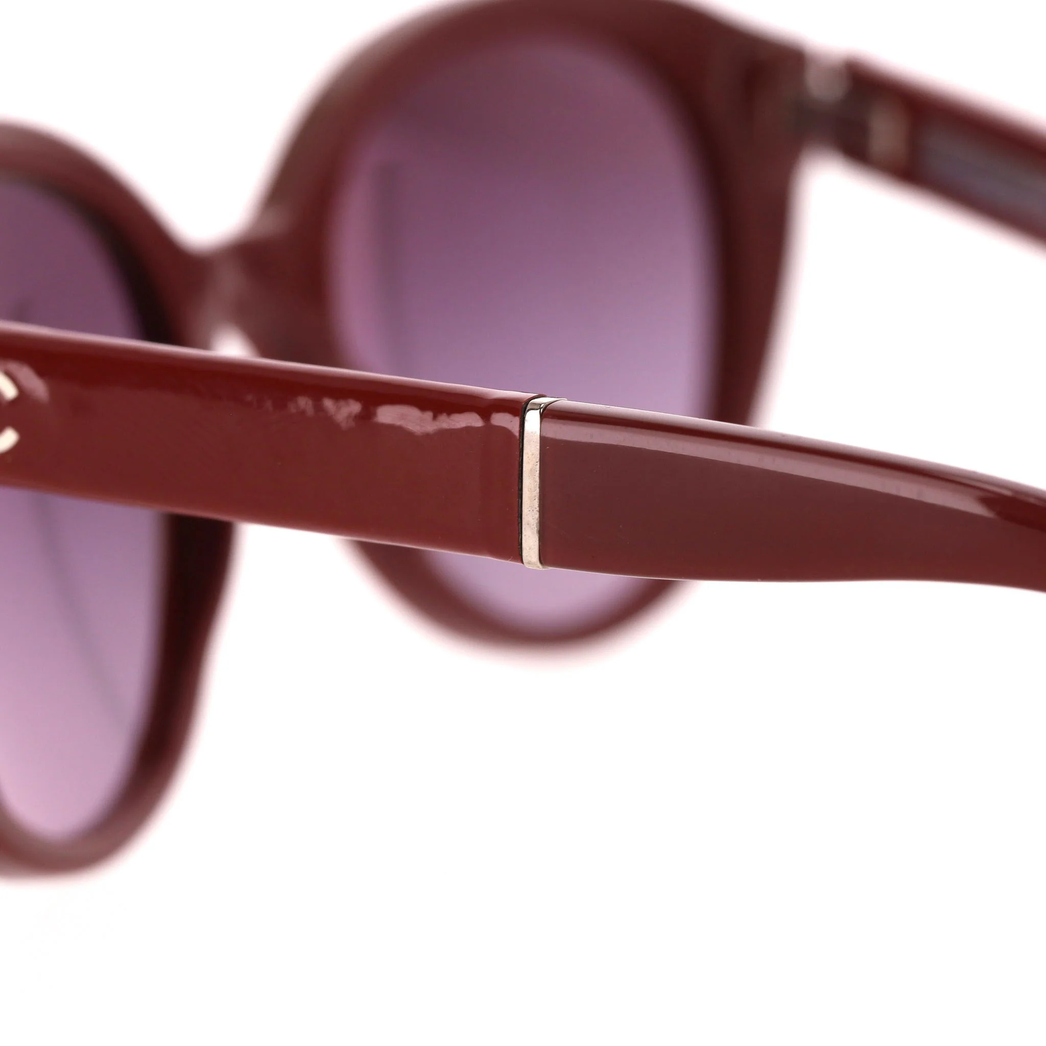 Chanel 'CC' Logo Detail Butterfly Sunglasses - Image 7