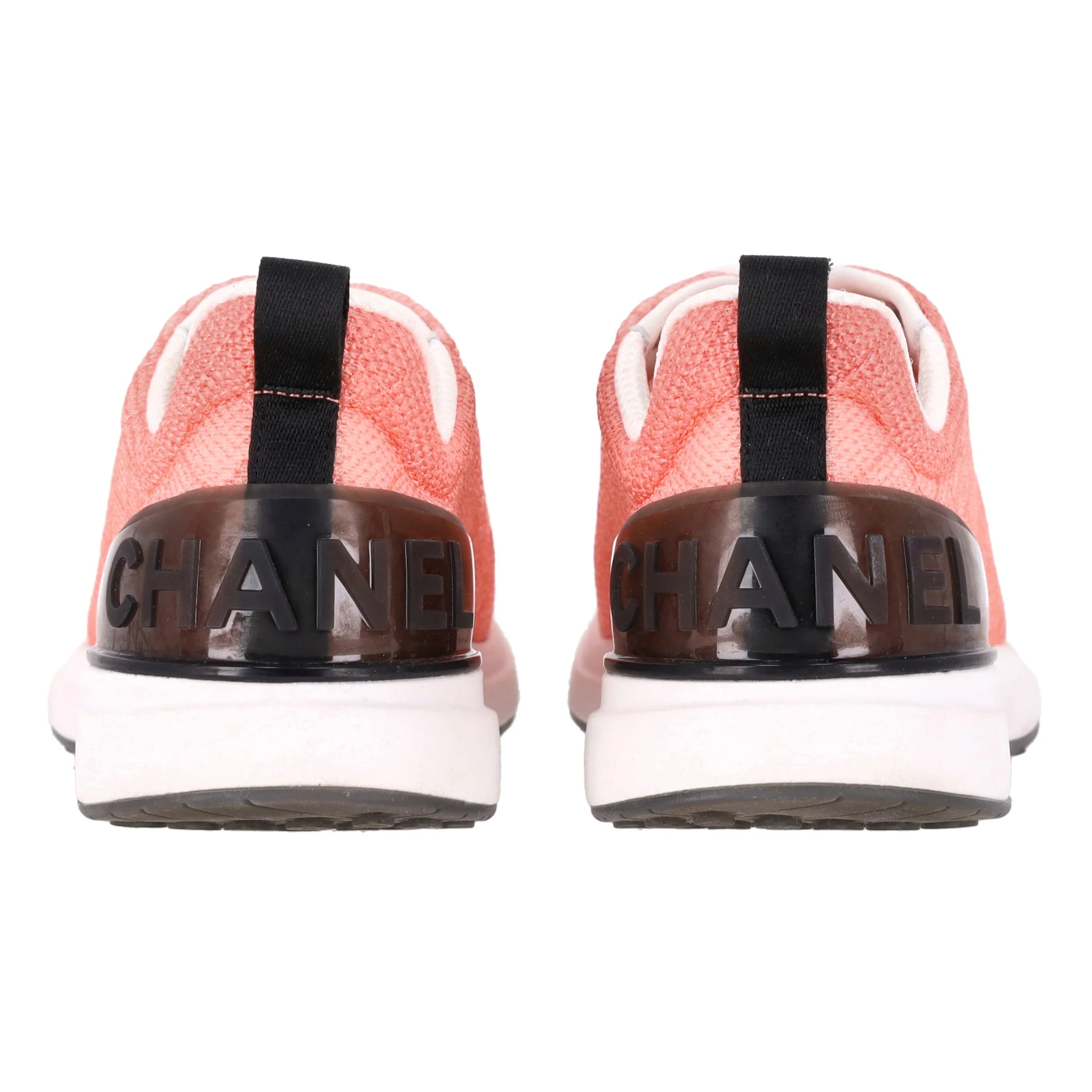 Chanel 'CC' Logo Mesh Embroidered Sneakers. Size 37 - Image 5
