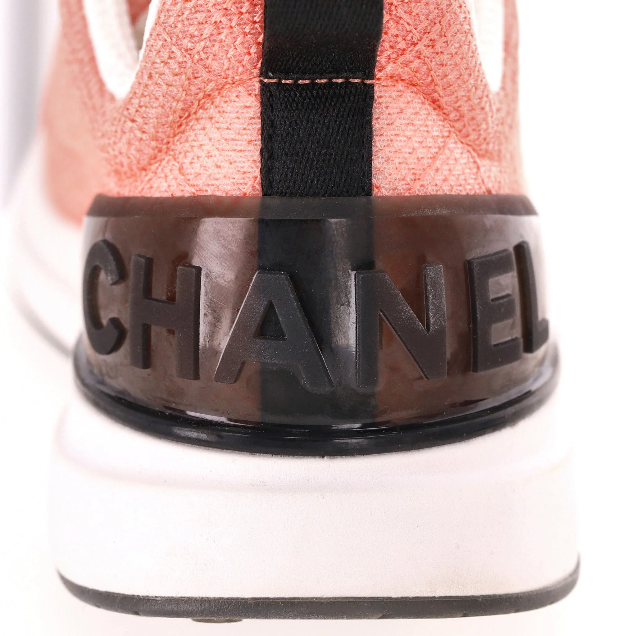 Chanel 'CC' Logo Mesh Embroidered Sneakers. Size 37 - Image 7
