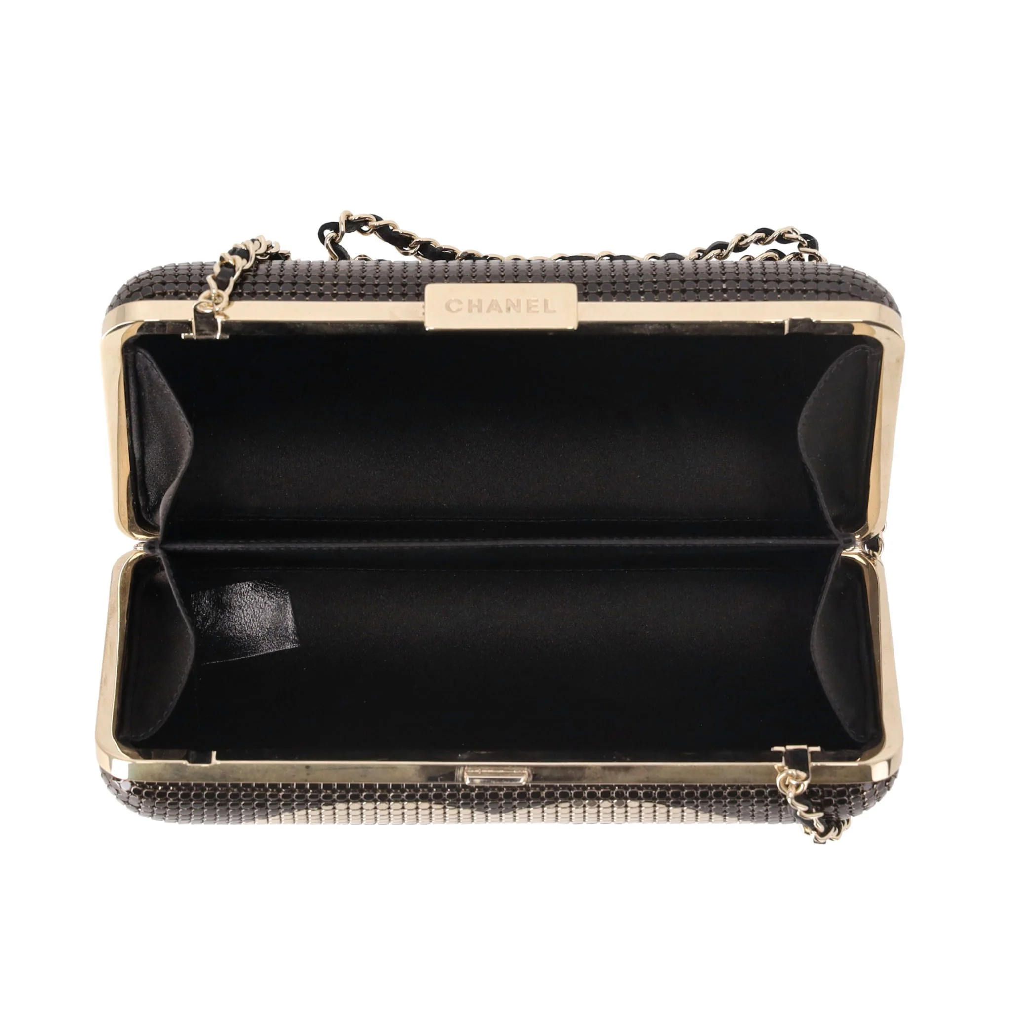 Chanel Chainmail 'CC' Logo  Hologram Minaudiere Bag - Image 7