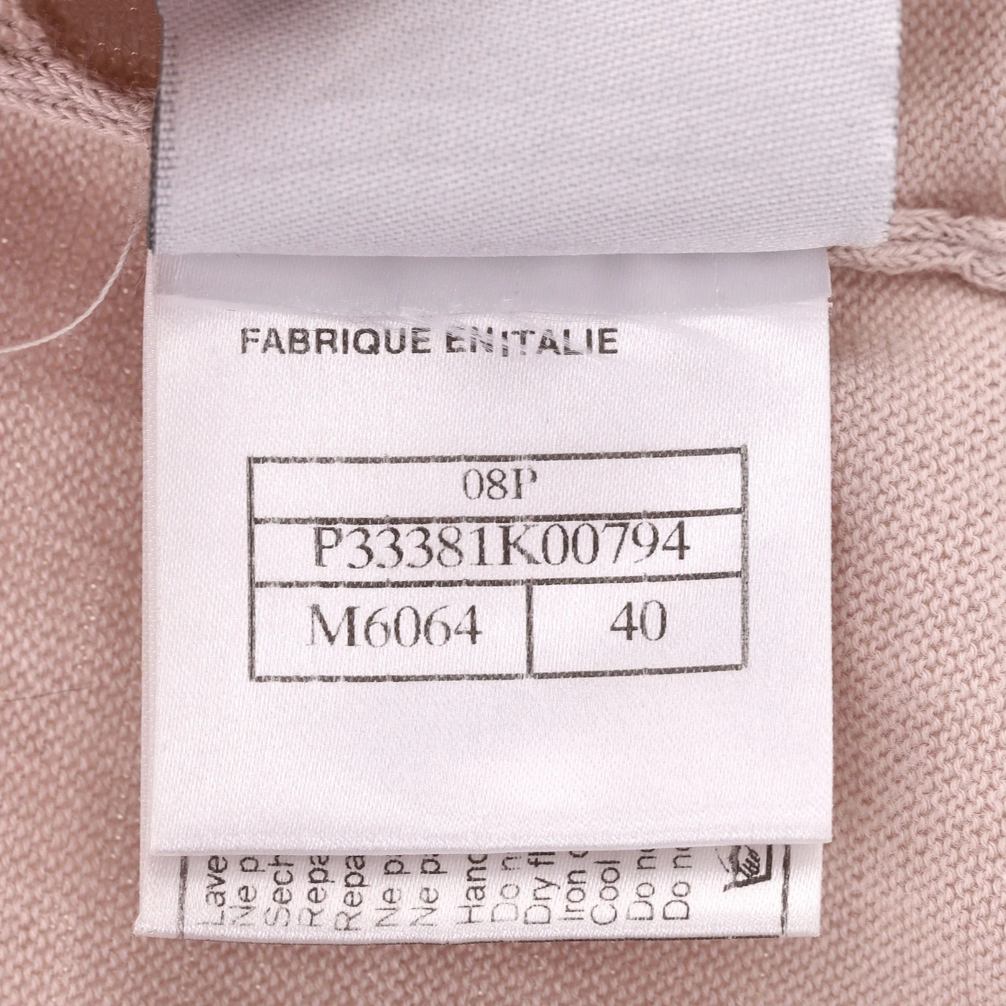 Chanel Cotton Top & Matching Hoodie. Size 40FR - Image 12