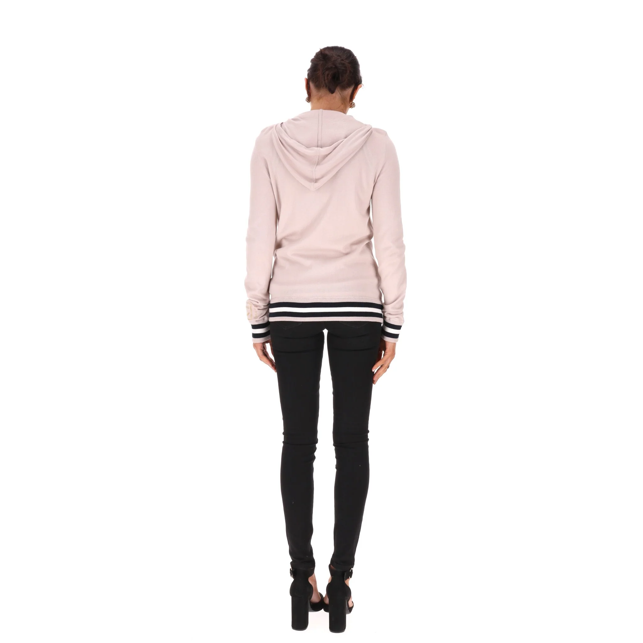 Chanel Cotton Top & Matching Hoodie. Size 40FR - Image 6