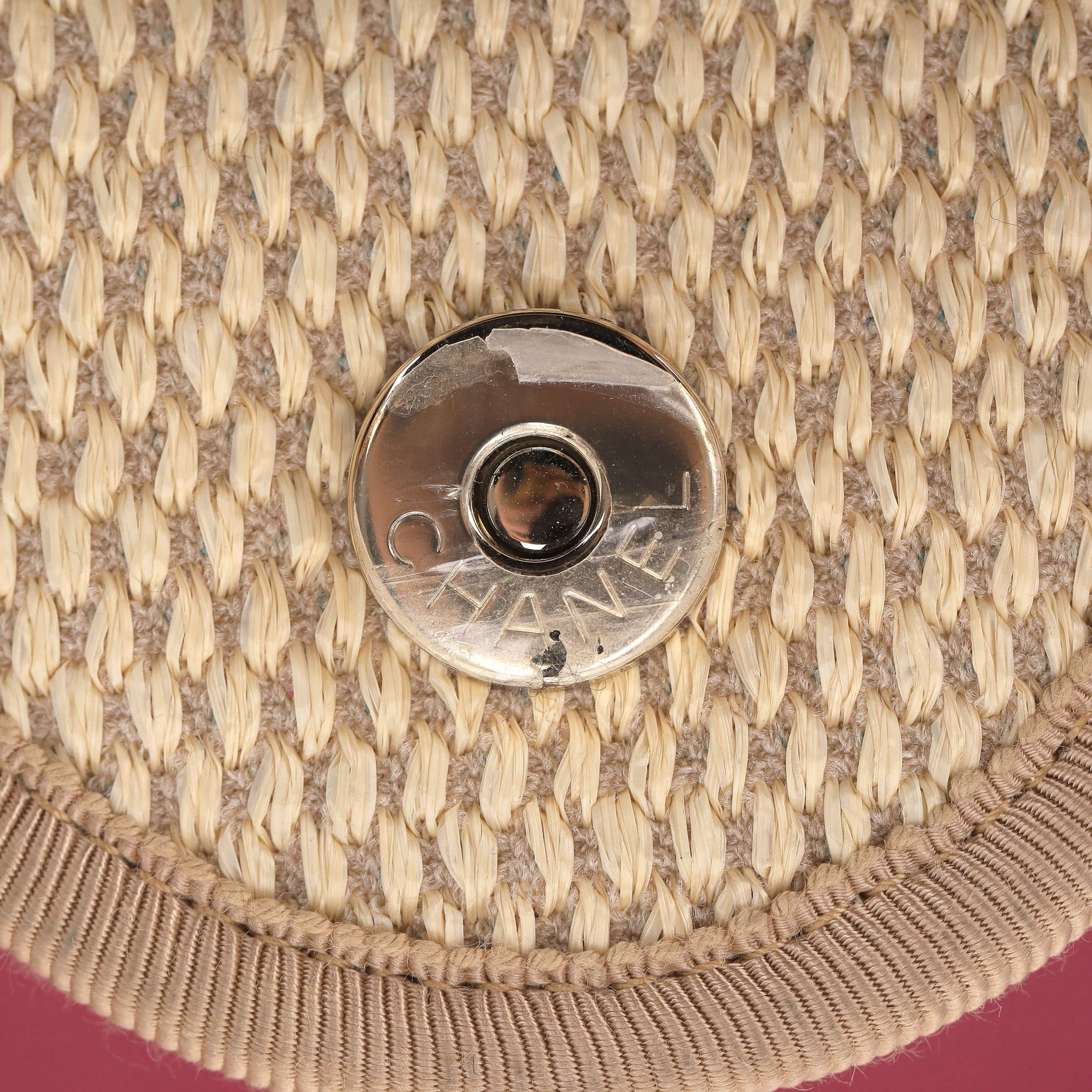 Chanel Cruise 2020 Ltd Edition Striped Raffia Deauville Large Tote Bag - Image 11