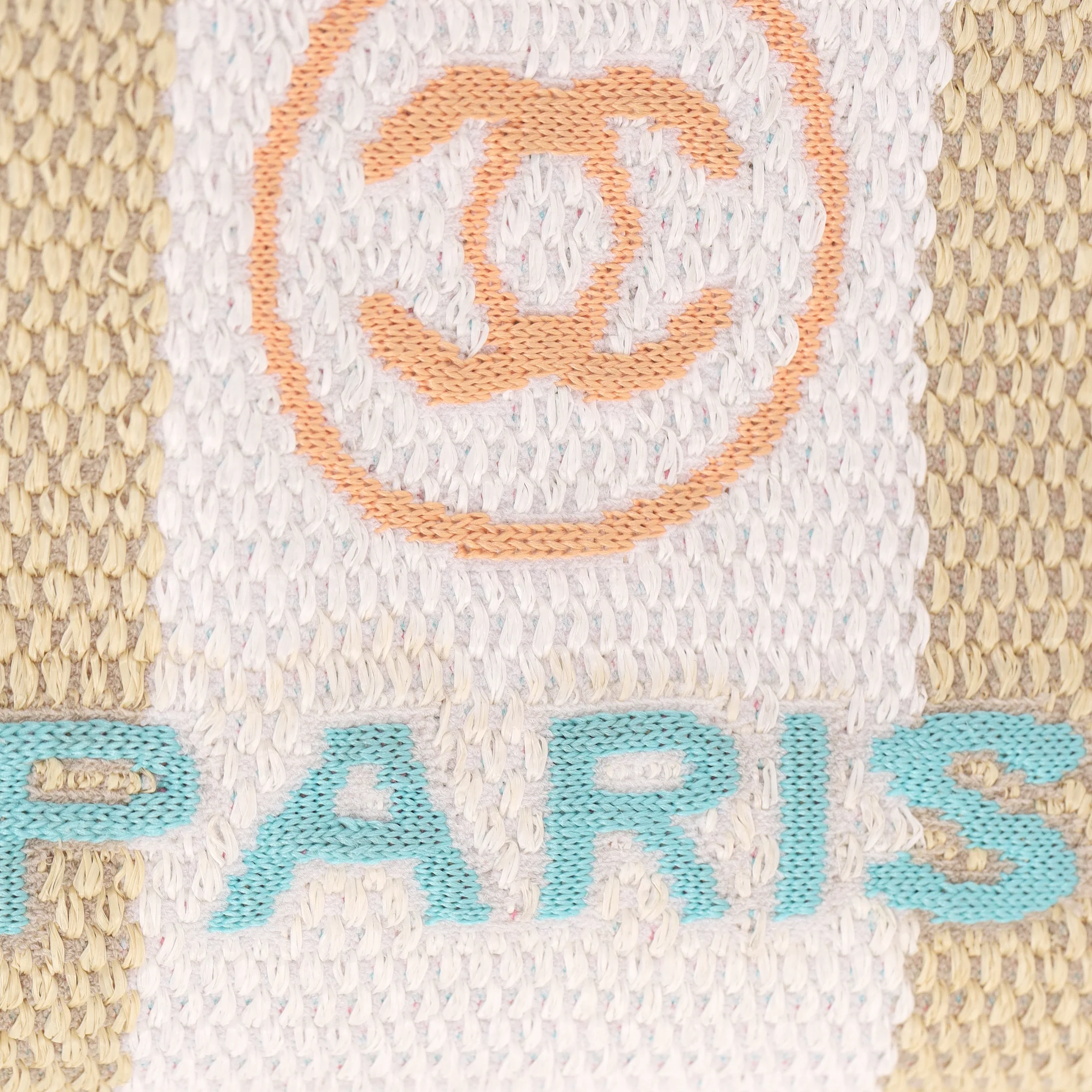 Chanel Cruise 2020 Ltd Edition Striped Raffia Deauville Large Tote Bag - Image 13