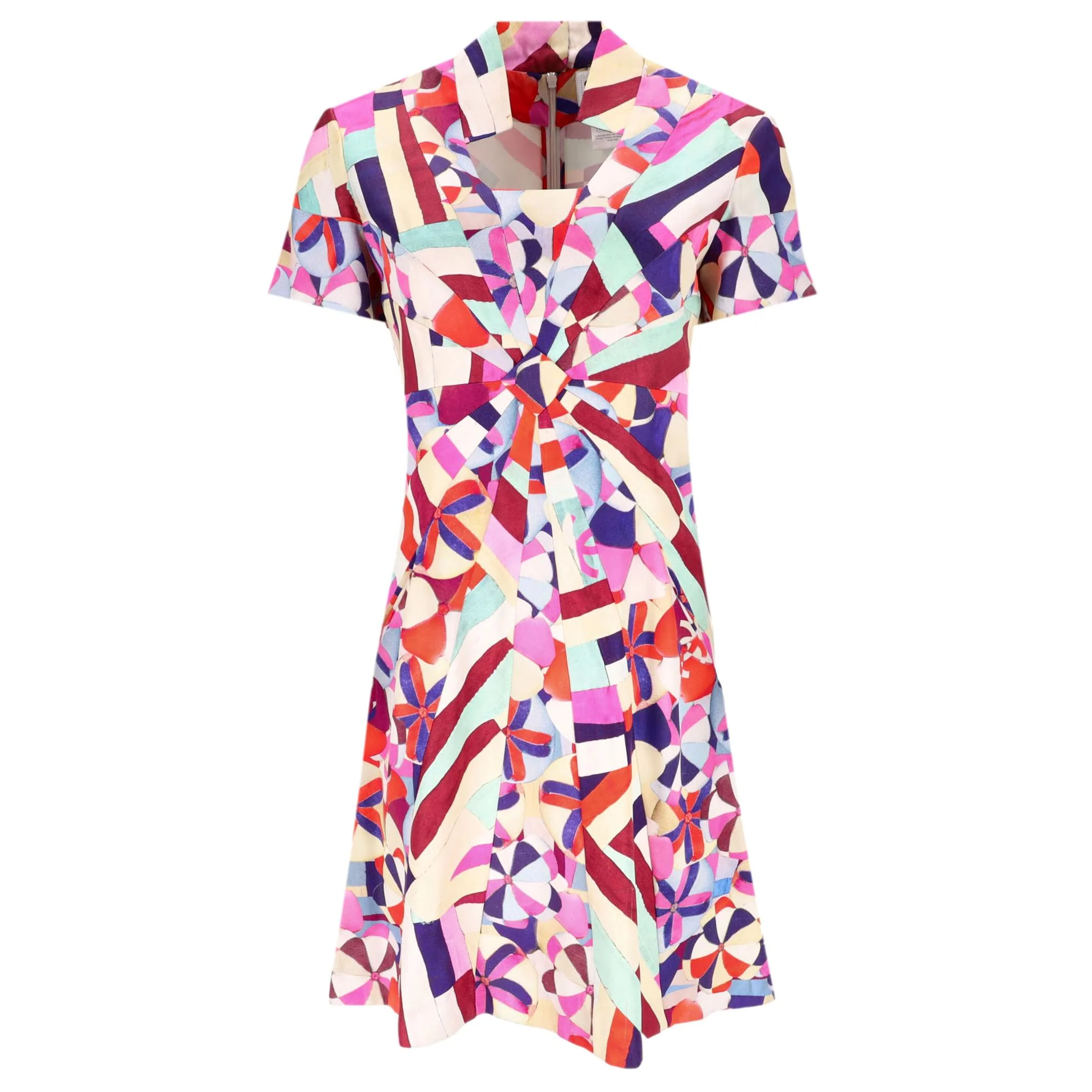 Chanel Paris-Cuba Cruise Collection Silk Dress. Size 40FR
