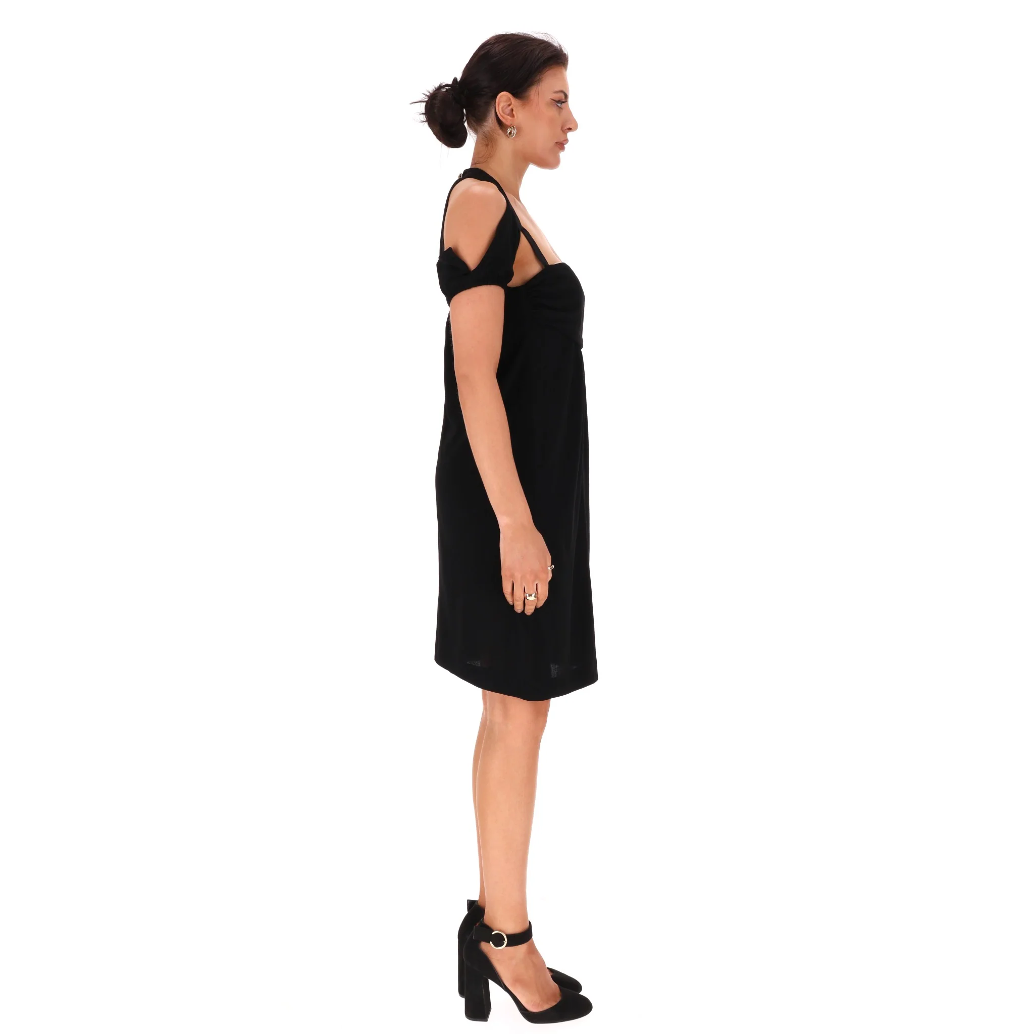 Chanel Cut-Out Shoulders Dress. Size 36FR - Image 3