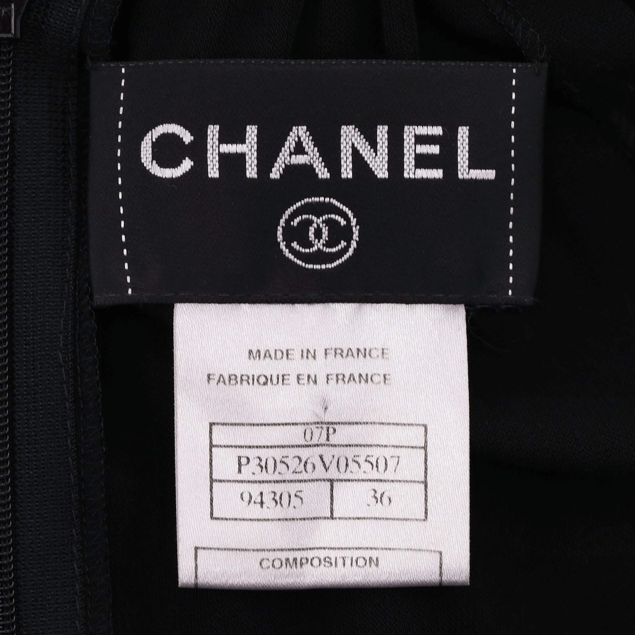 Chanel Cut-Out Shoulders Dress. Size 36FR - Image 7