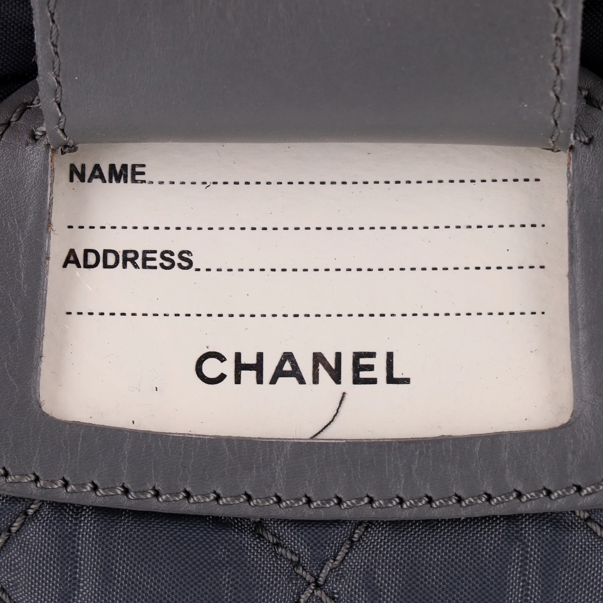 Chanel Diamond Quilted Nylon & Leather 'CC' Trolley Luggage - Image 11