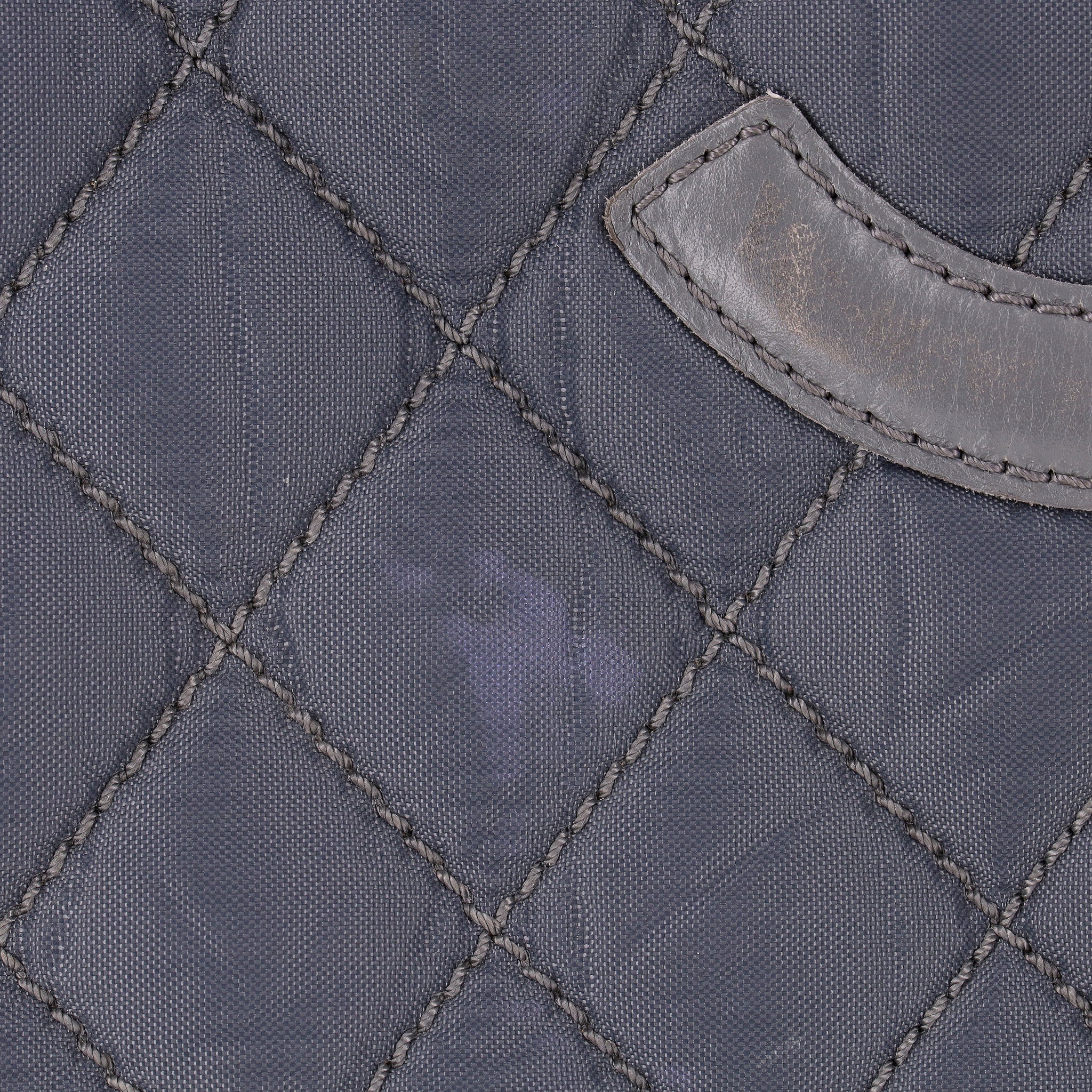 Chanel Diamond Quilted Nylon & Leather 'CC' Trolley Luggage - Image 19