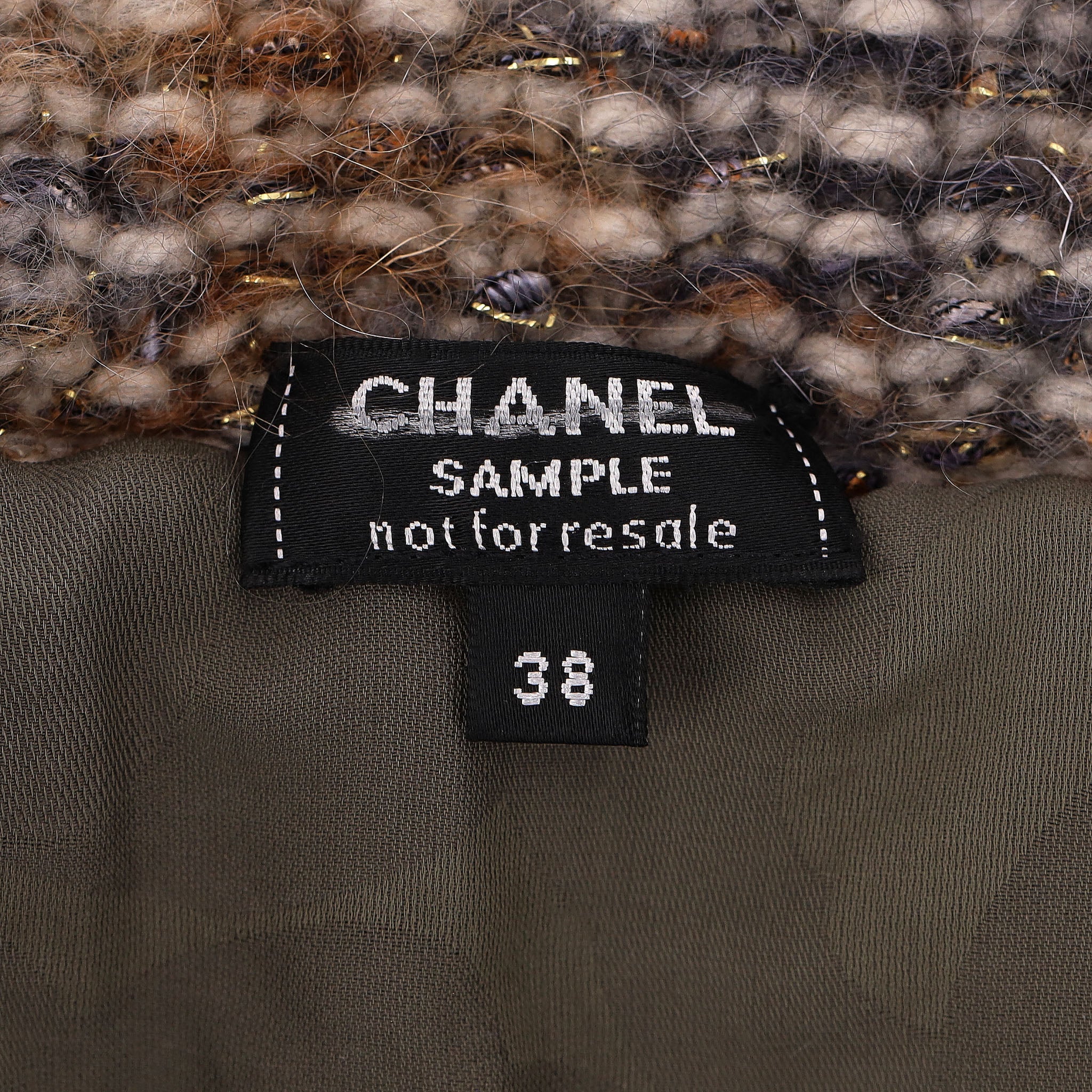 Chanel 'Forest Magic' Collection Faux Fur & Fantasy Tweed Jacket. Size 38FR - Image 9