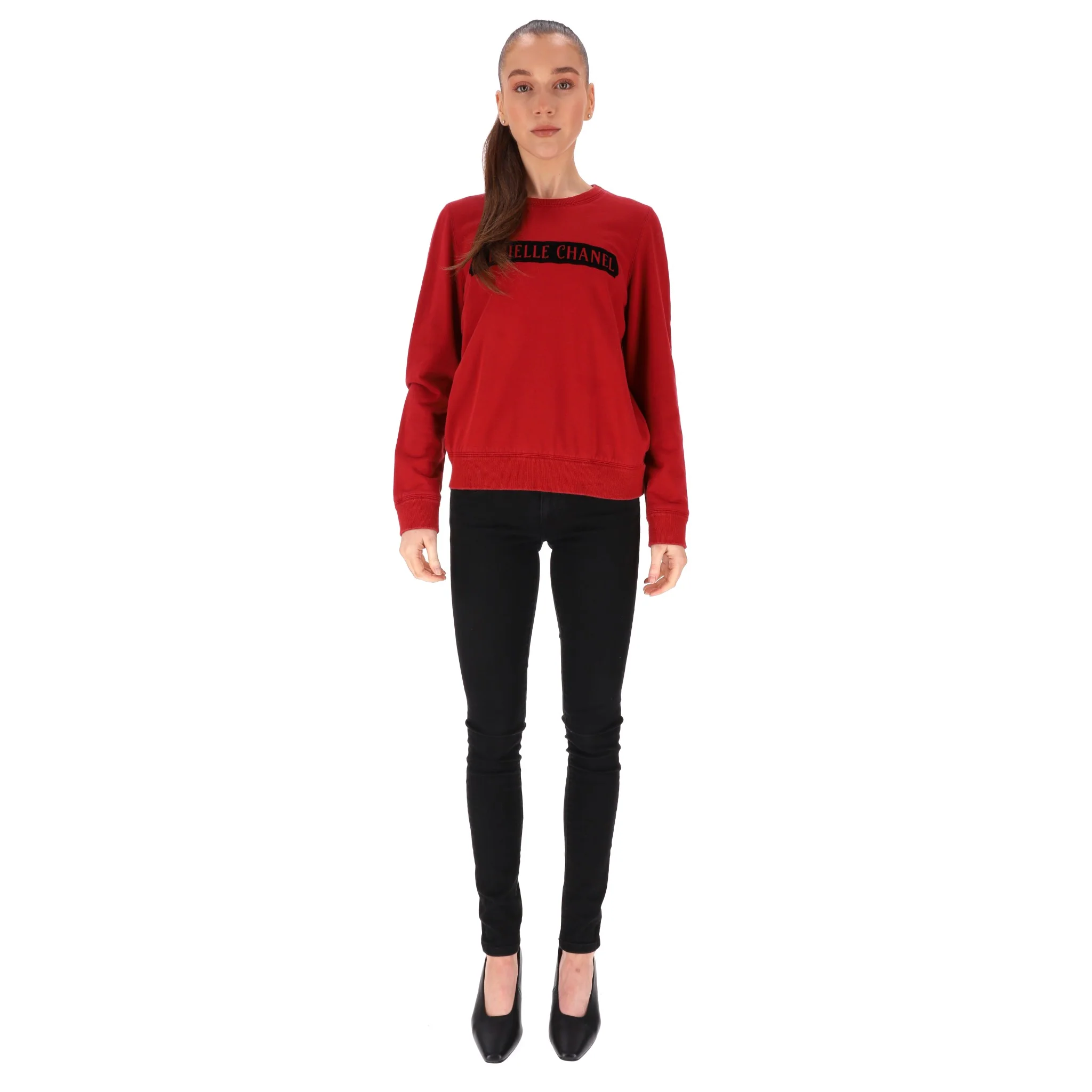 Chanel 'Gabrielle Chanel' Cotton Sweatshirt. Size 38FR - Image 2