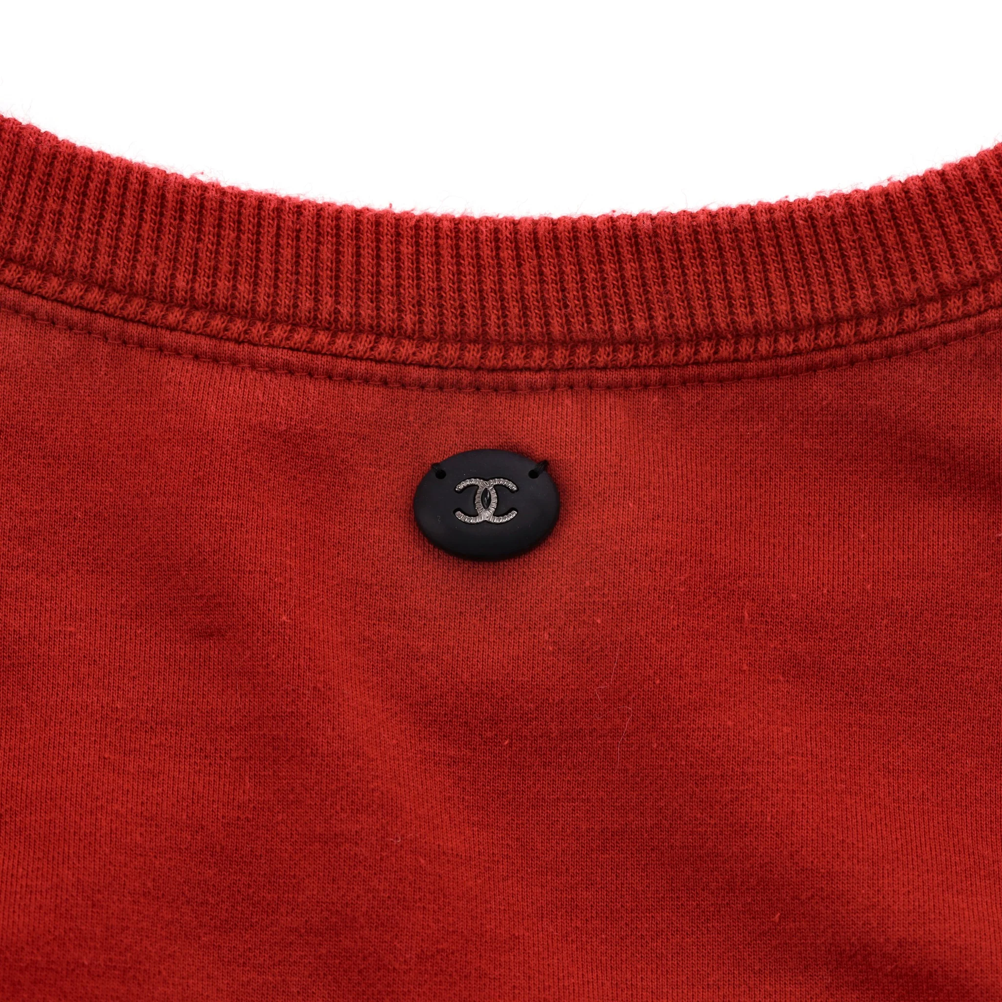 Chanel 'Gabrielle Chanel' Cotton Sweatshirt. Size 38FR - Image 5