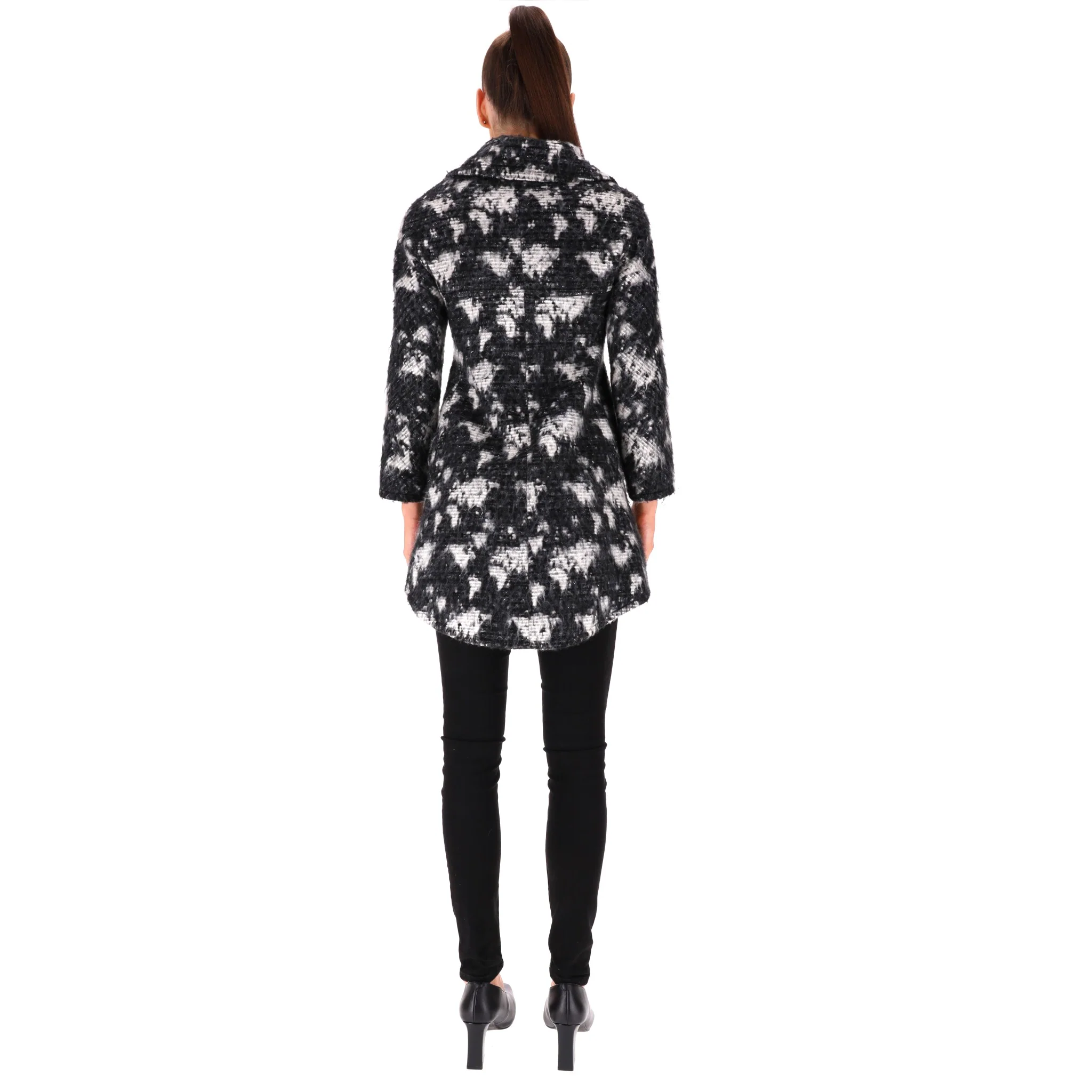Chanel Globalisation Tweed Coat. Size 36FR - Image 4