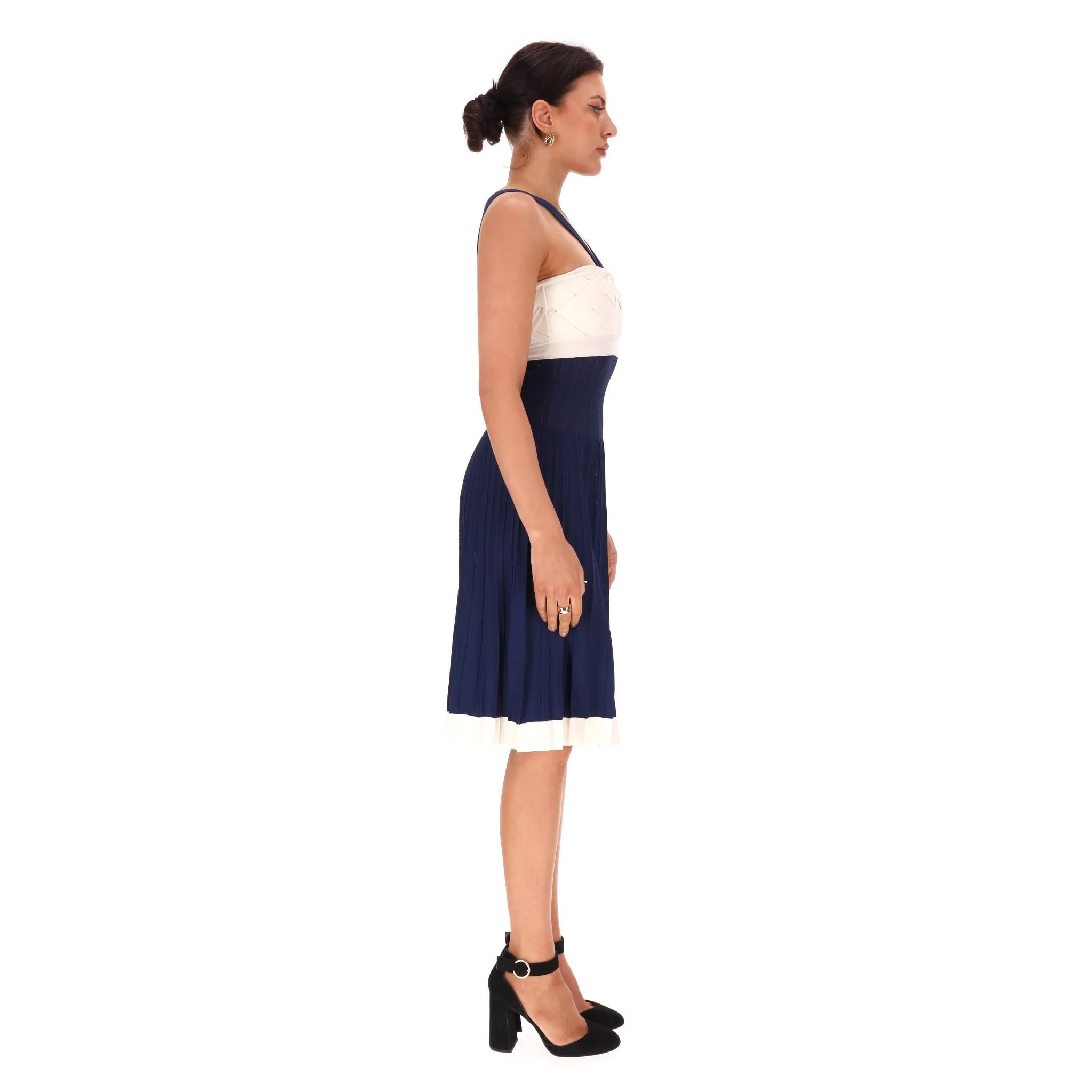 Chanel Haltered Dress & Bolero Cardigan Matching Set/Ensemble. Size 38FR - Image 4