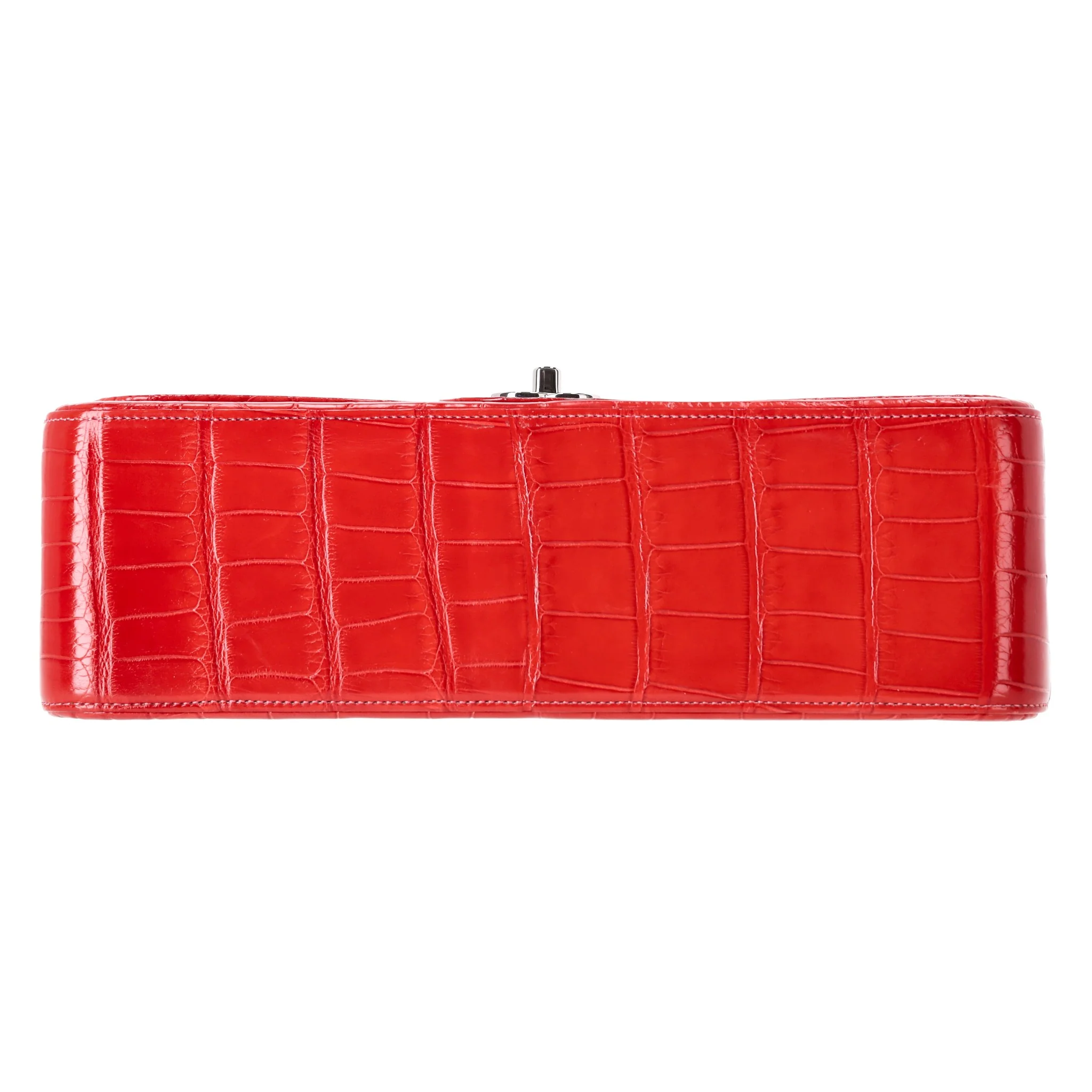 Chanel Jumbo Matte Ombre Alligator Timeless Double Flap Bag - Image 5