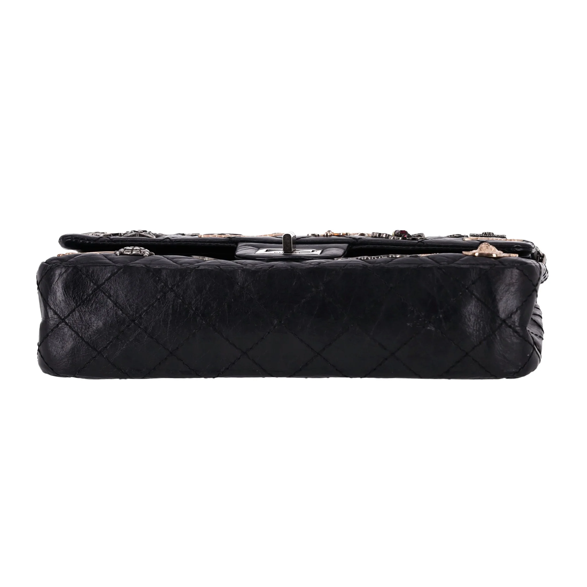 Chanel Ltd Edition Reissue 2.55 Lucky Charm Double Flap Leather Bag - Image 6