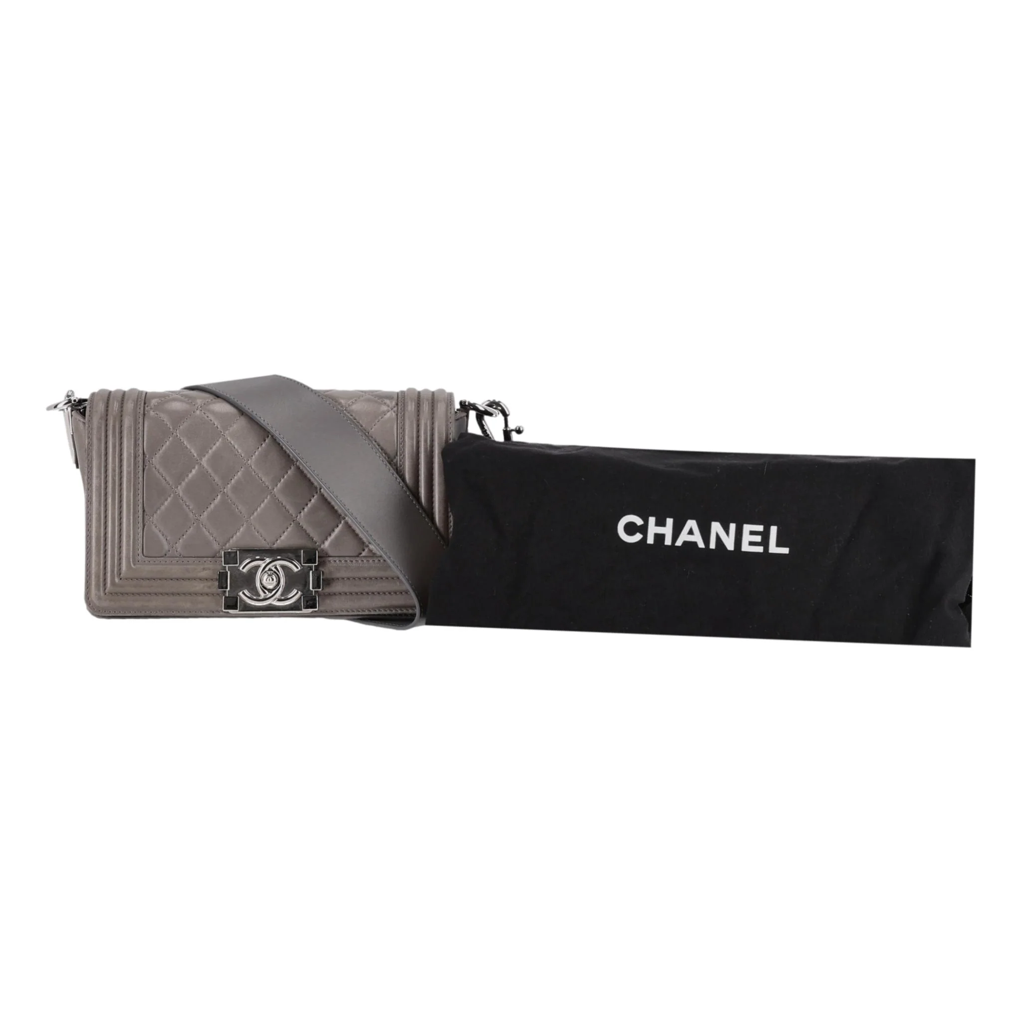 Chanel Ltd Edition Leather & Galuchat Stingray Boy Bag - Image 12