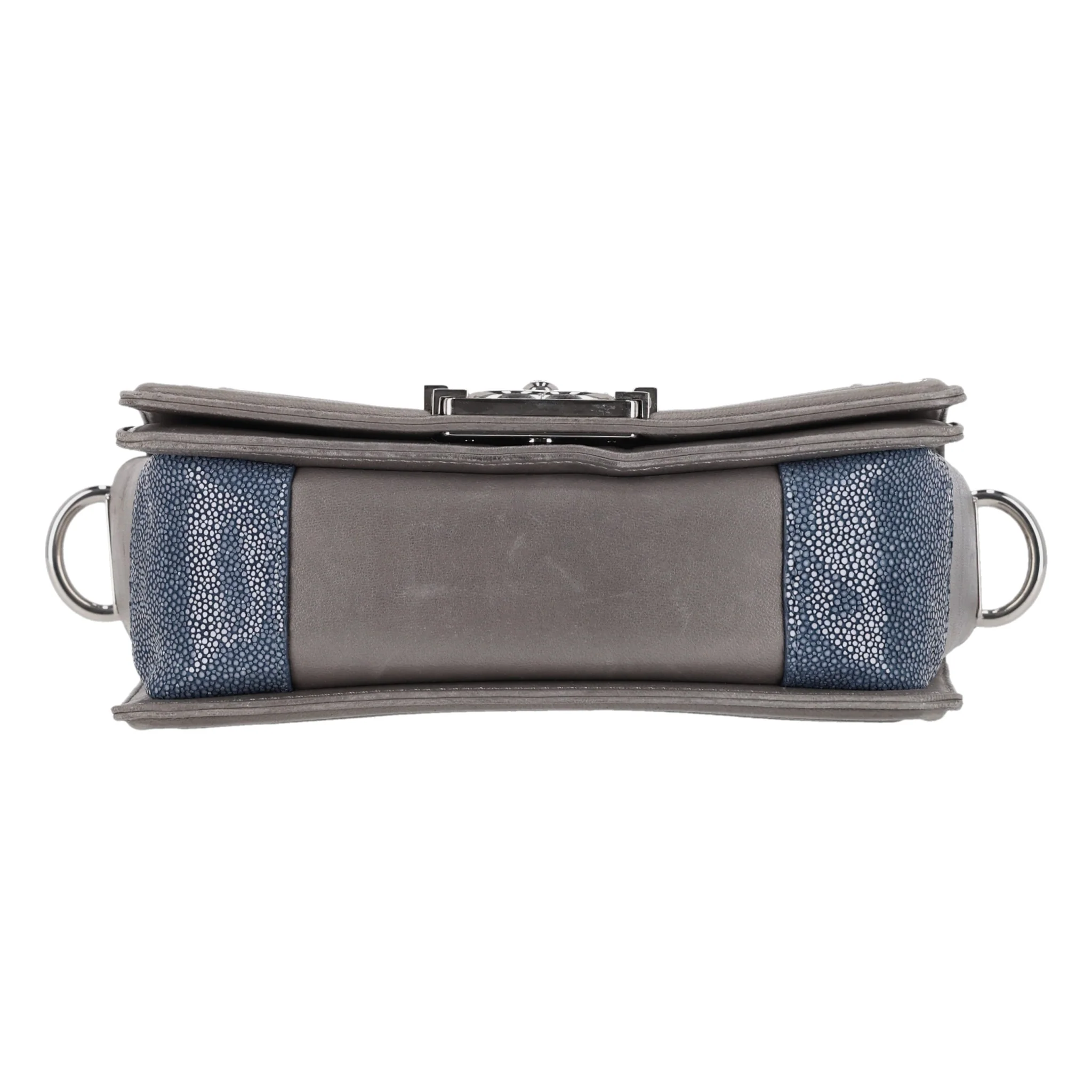 Chanel Ltd Edition Leather & Galuchat Stingray Boy Bag - Image 3