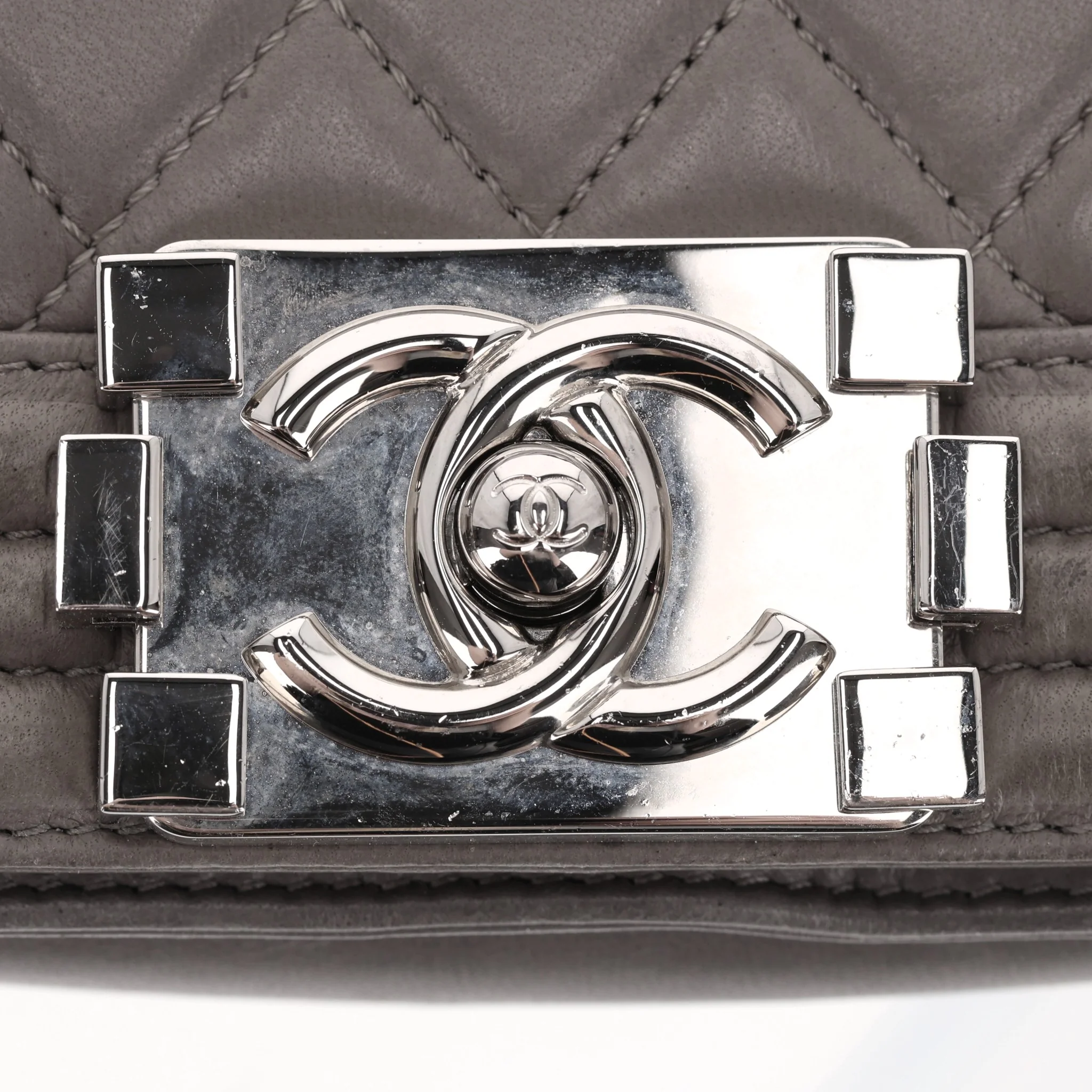Chanel Ltd Edition Leather & Galuchat Stingray Boy Bag - Image 6
