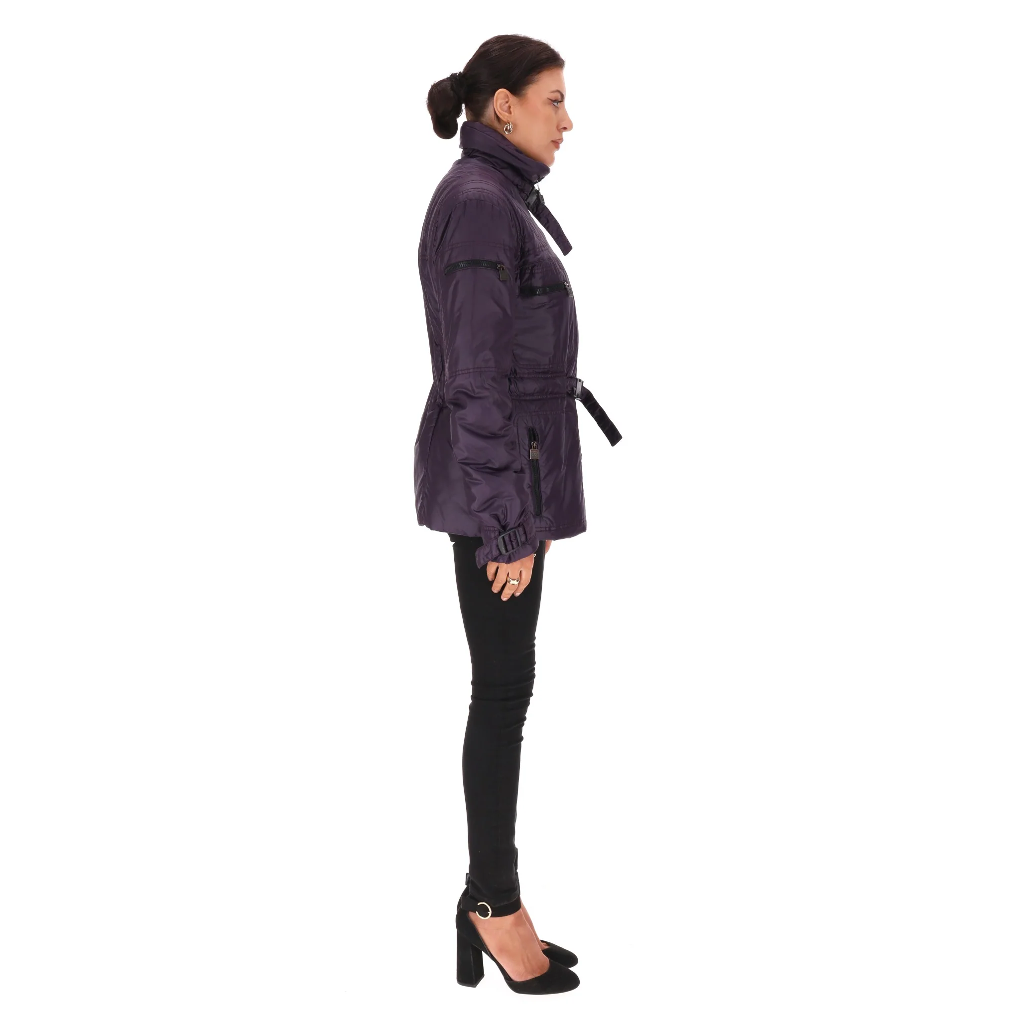 Chanel Metallic Coat. Size 40FR - Image 3