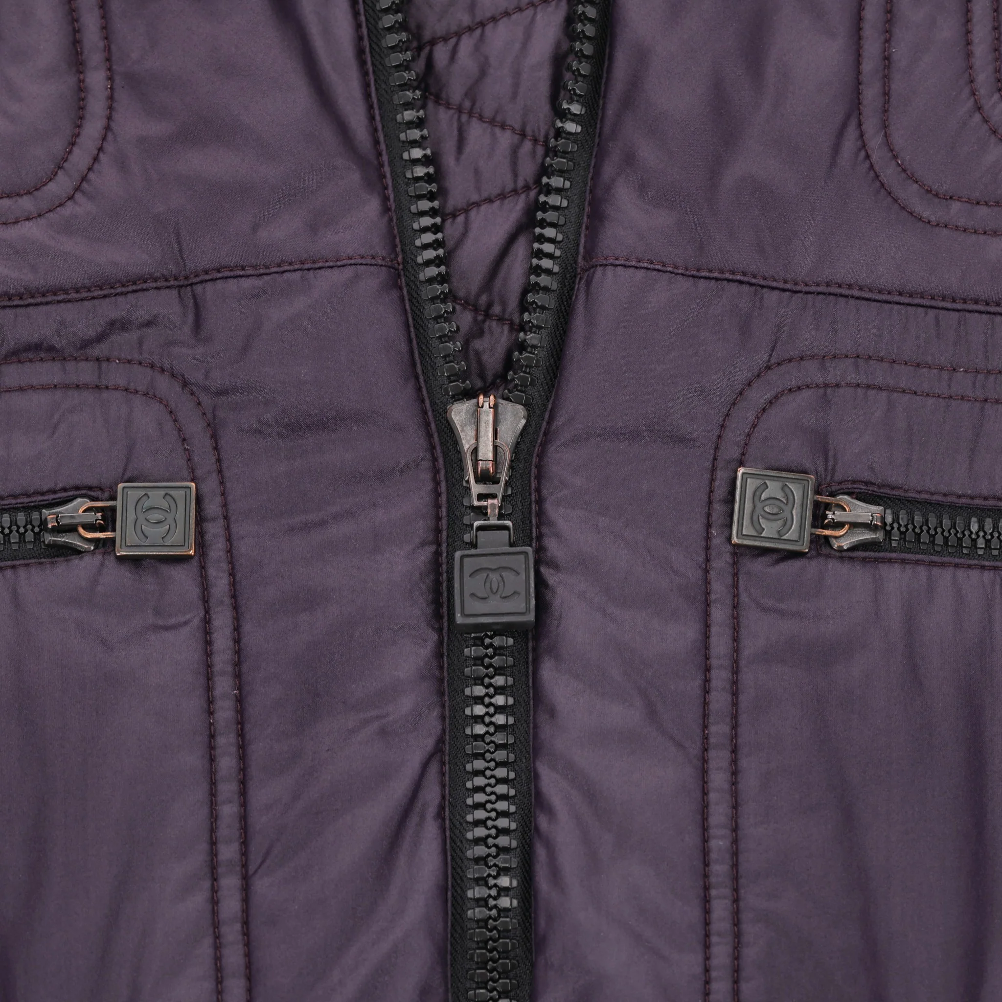 Chanel Metallic Coat. Size 40FR - Image 5
