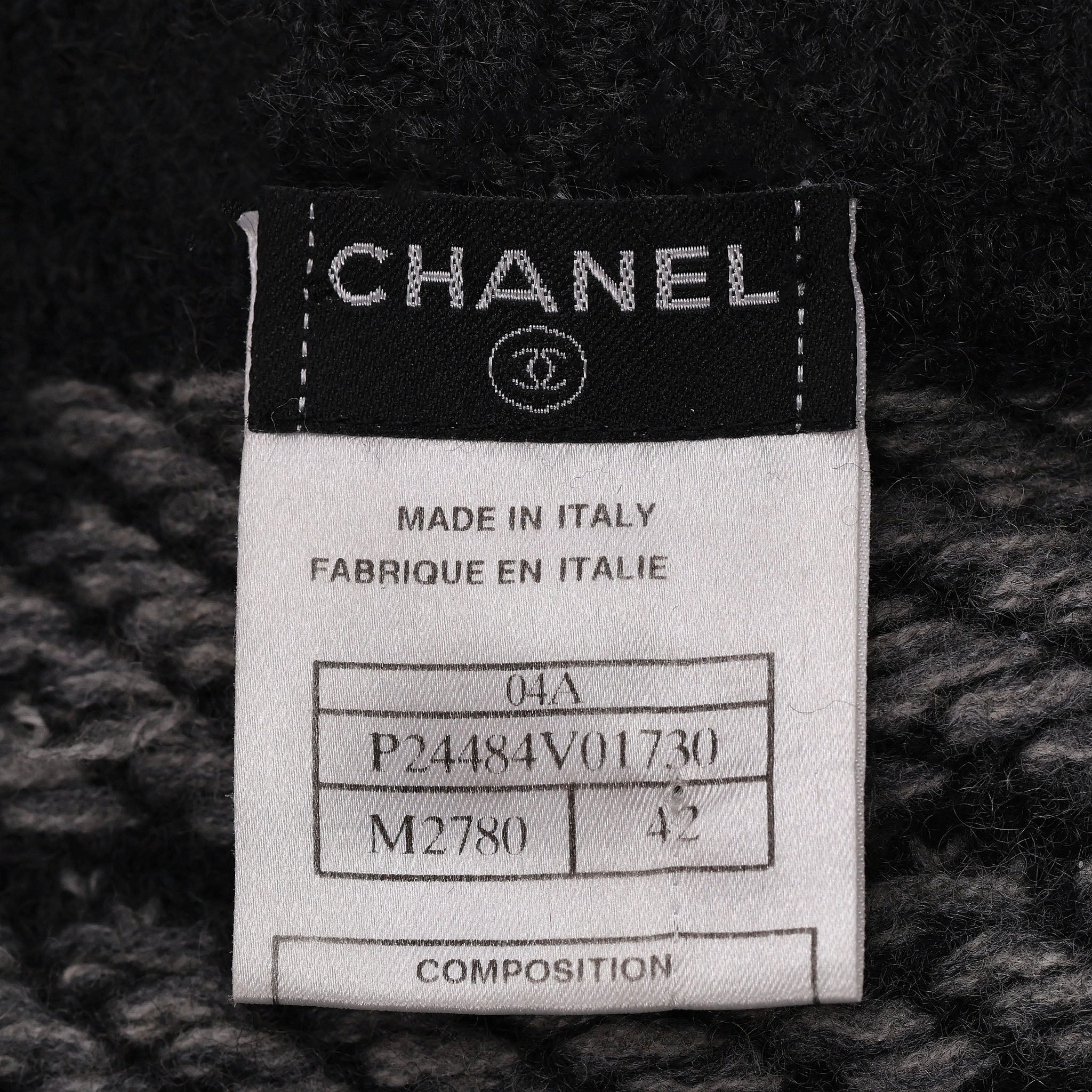 Chanel Cashmere Funnel Neck Cardigan/Jacket. Size 42FR - Image 9