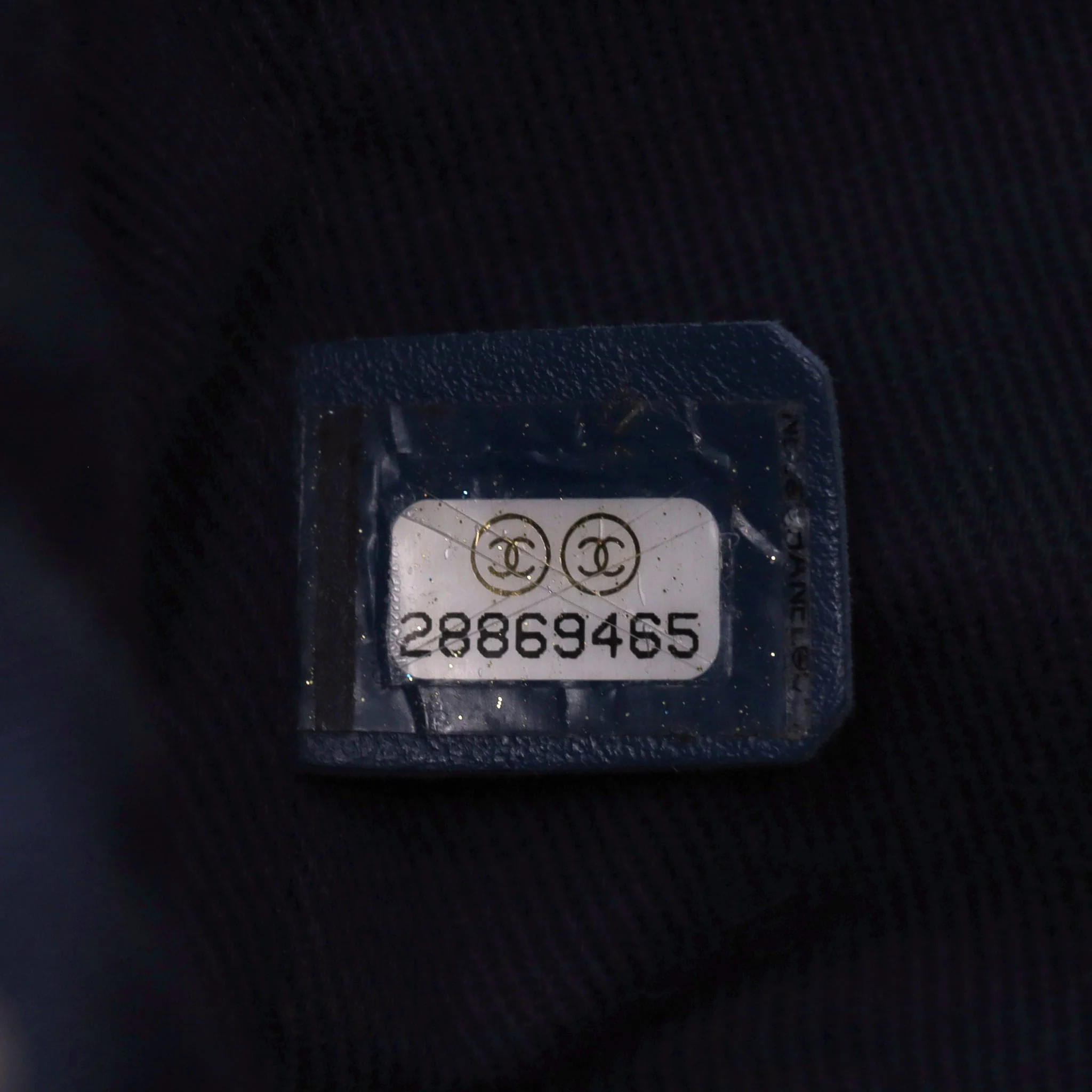 Chanel Quilted Denim Vanity Bag - Image 10