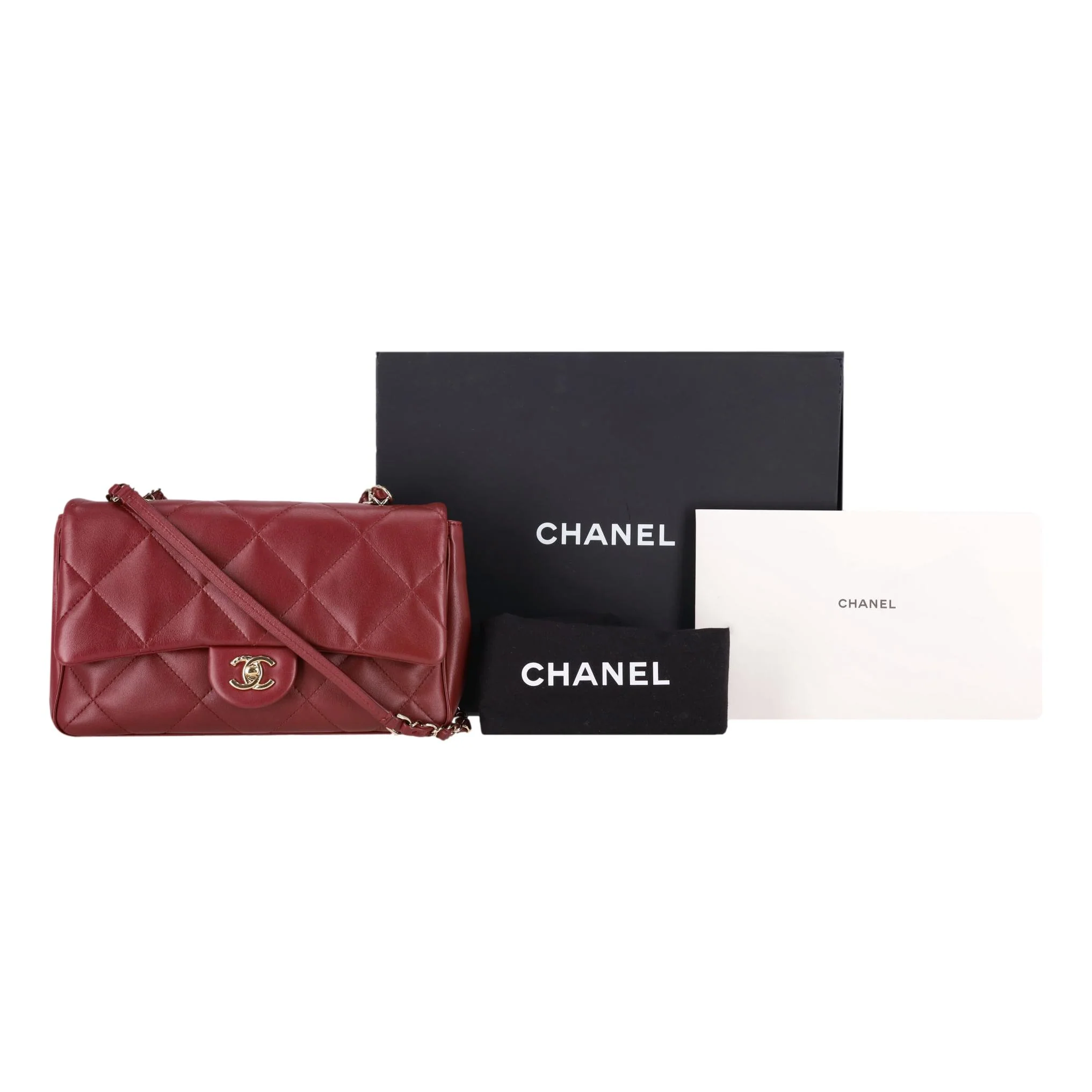 Chanel Quilted Lambskin Easy Carry Flap Bag - Image 2