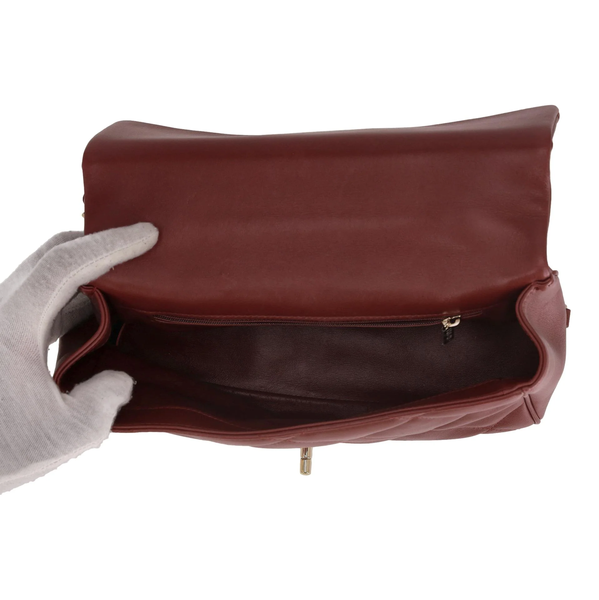 Chanel Quilted Lambskin Easy Carry Flap Bag - Image 6