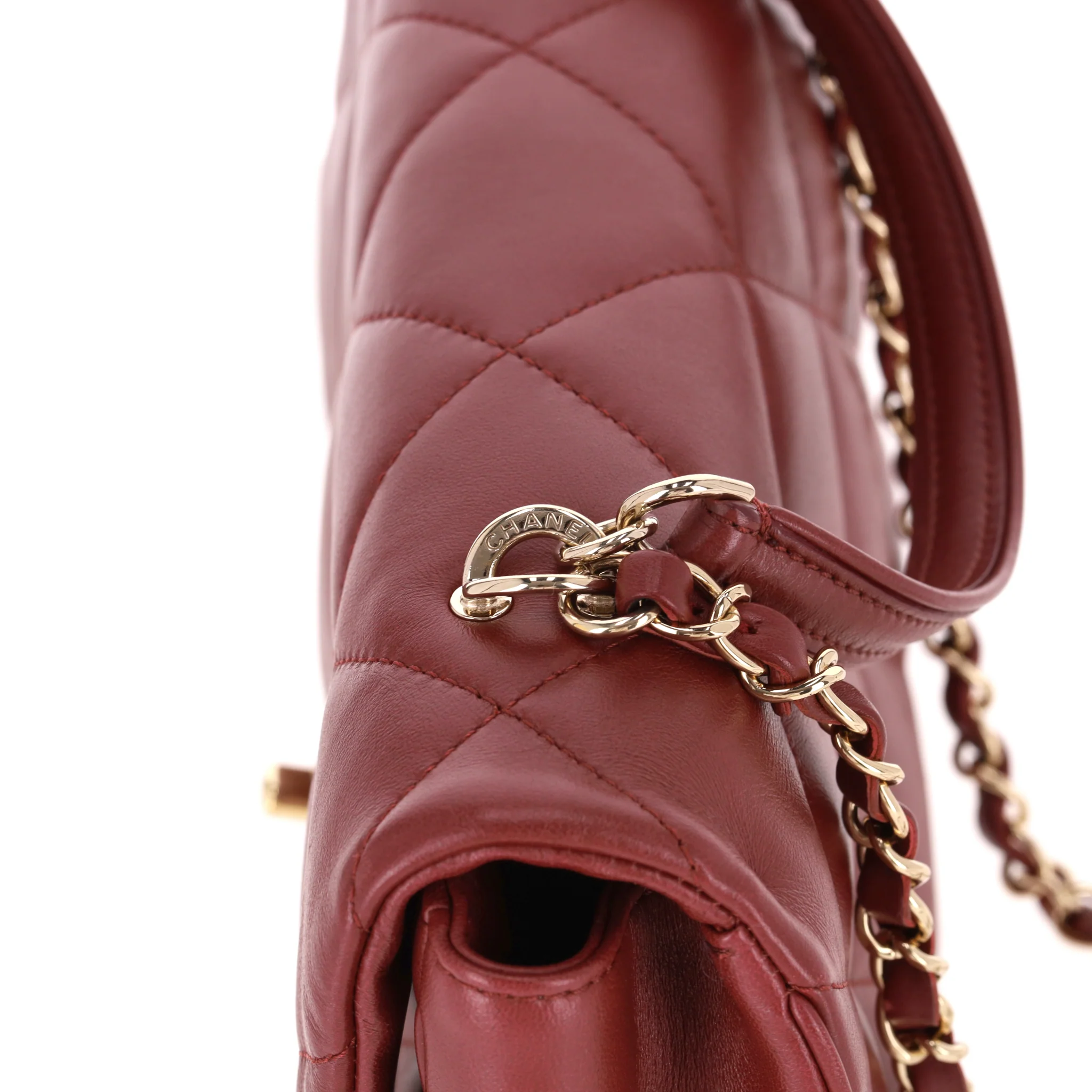 Chanel Quilted Lambskin Easy Carry Flap Bag - Image 7