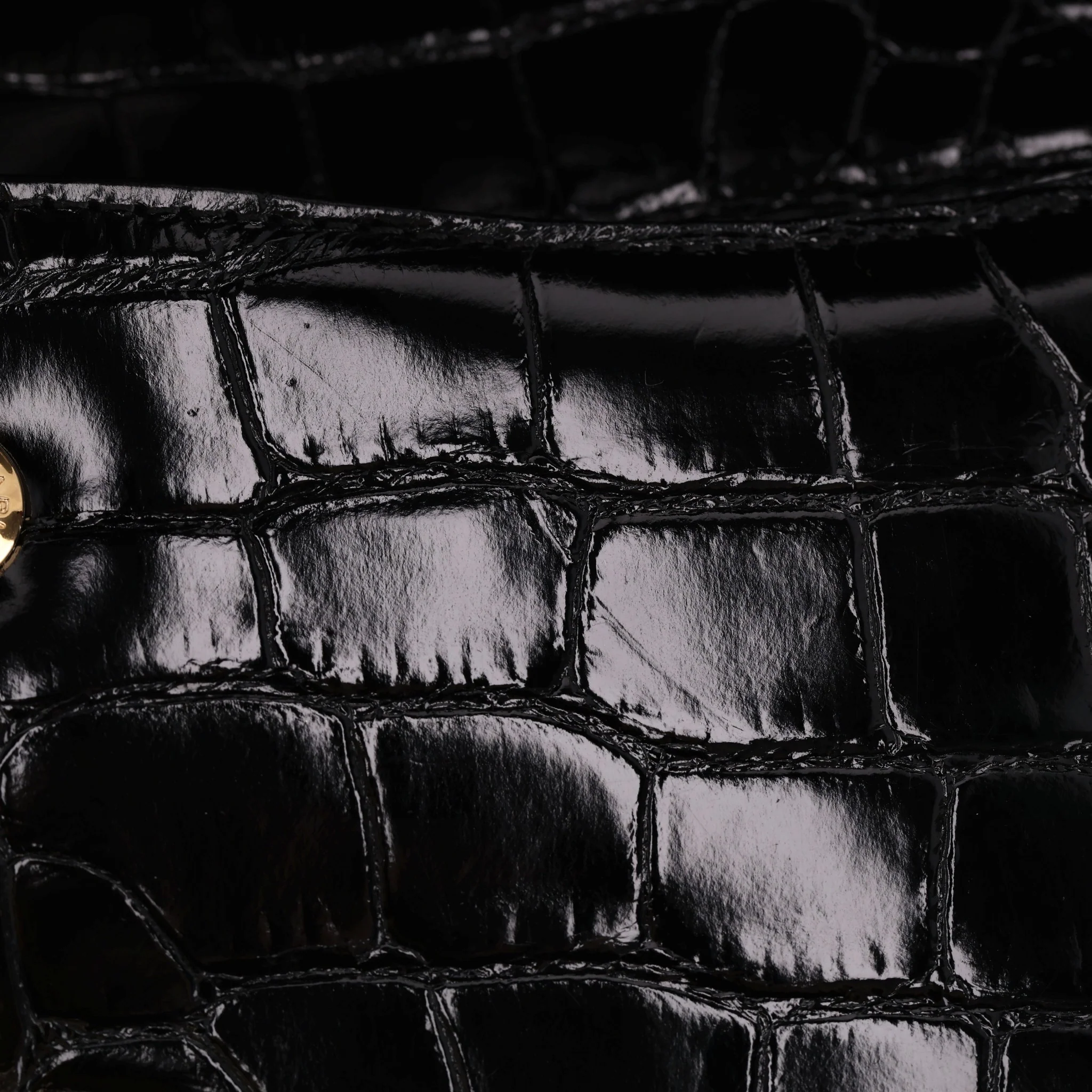Chanel Shiny Alligator Jumbo Double Flap Bag - Image 15