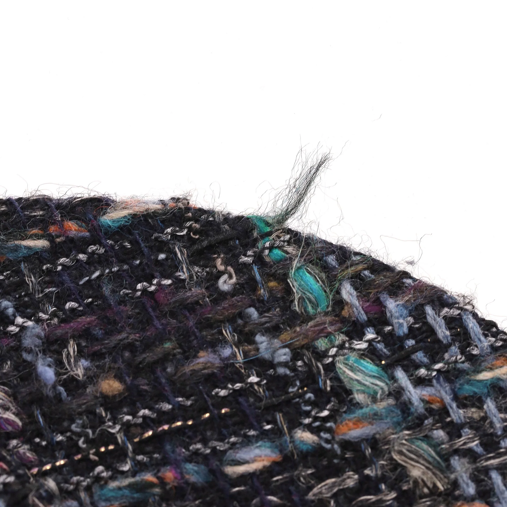 Chanel Tweed Cap With 'CC' Logo Detail - Image 11