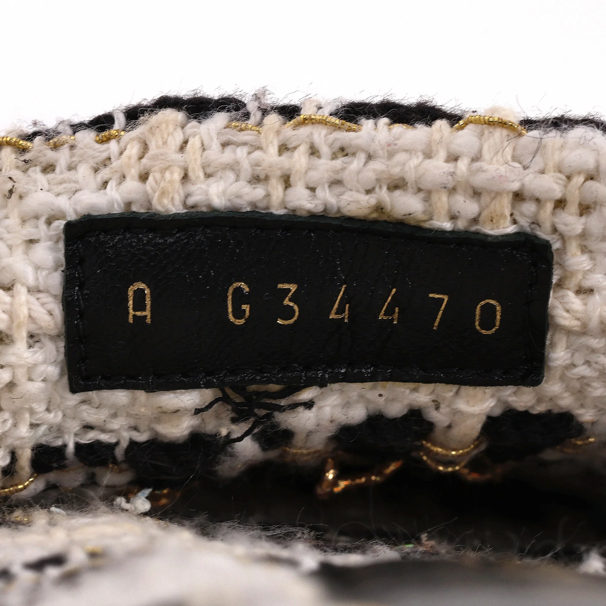 Chanel Fantasy Tweed 'CC' Logo Slippers. Size S - Image 7
