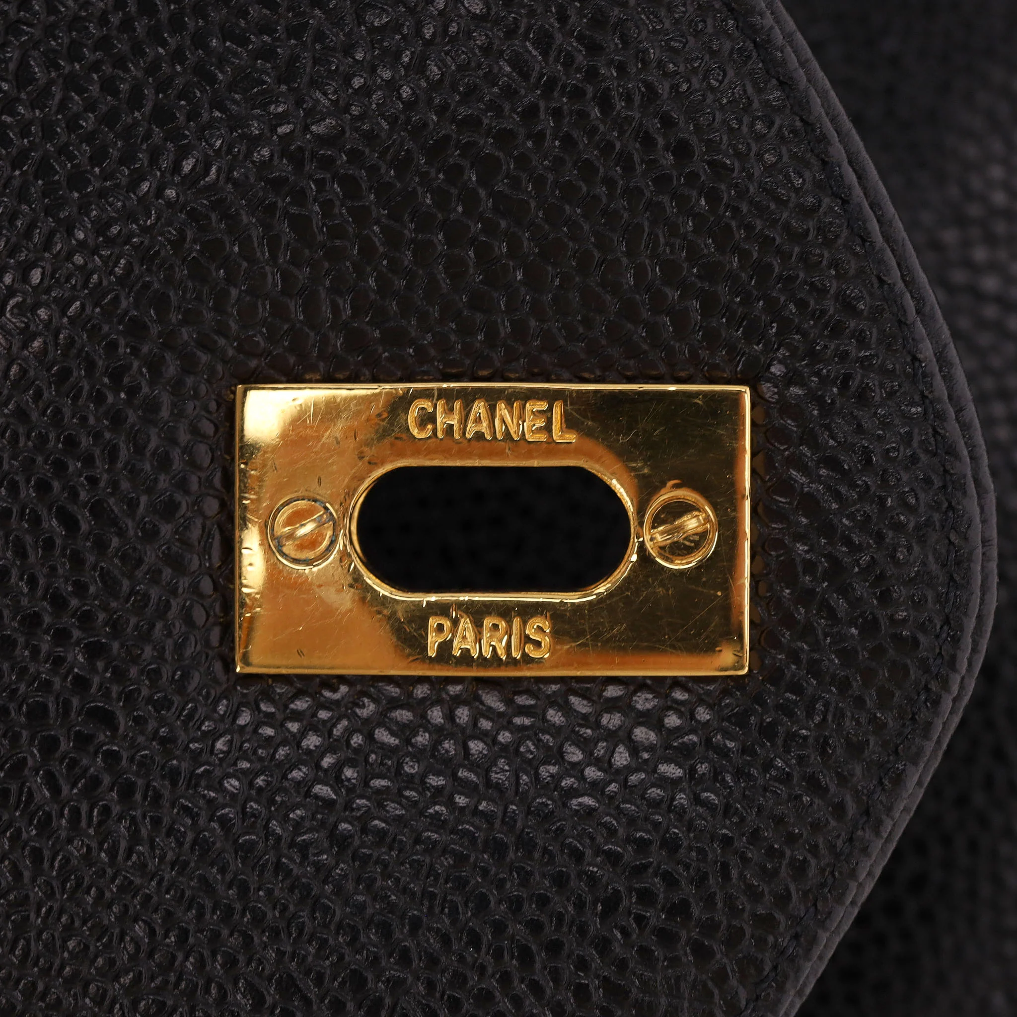 Chanel Vintage 1990's Supermodel Leather XXL Tote Bag - Image 11