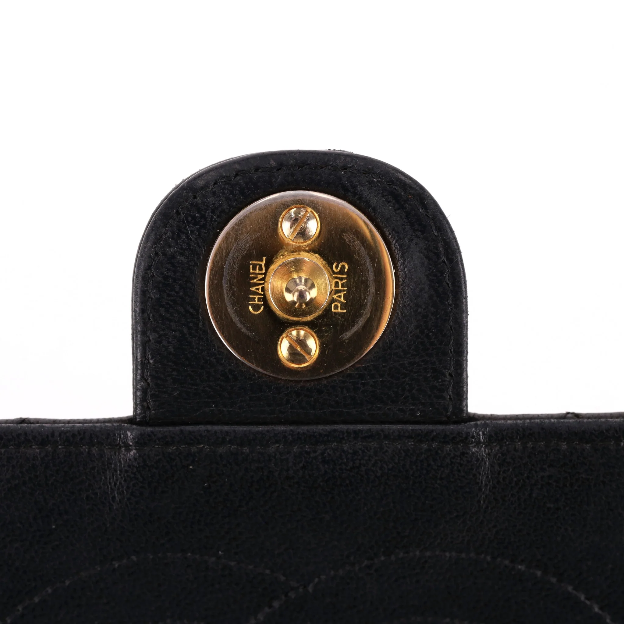 Chanel Vintage Timeless Single Flap Small Lambskin Leather Bag - Image 12