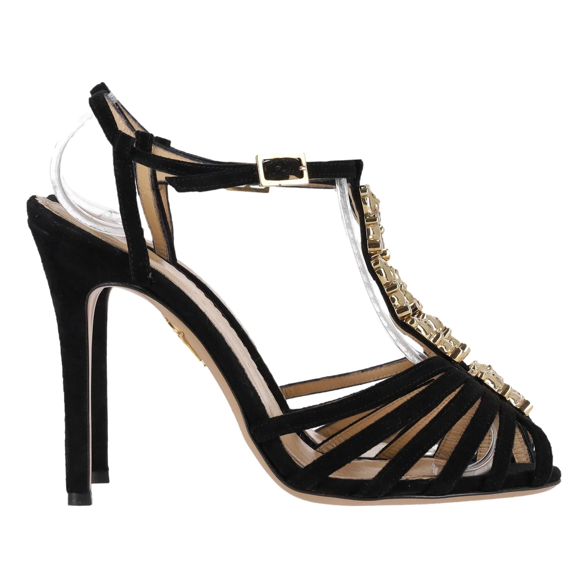 Charlotte Olympia Gummy Bear Suede Sandals. Size 37 - Image 3